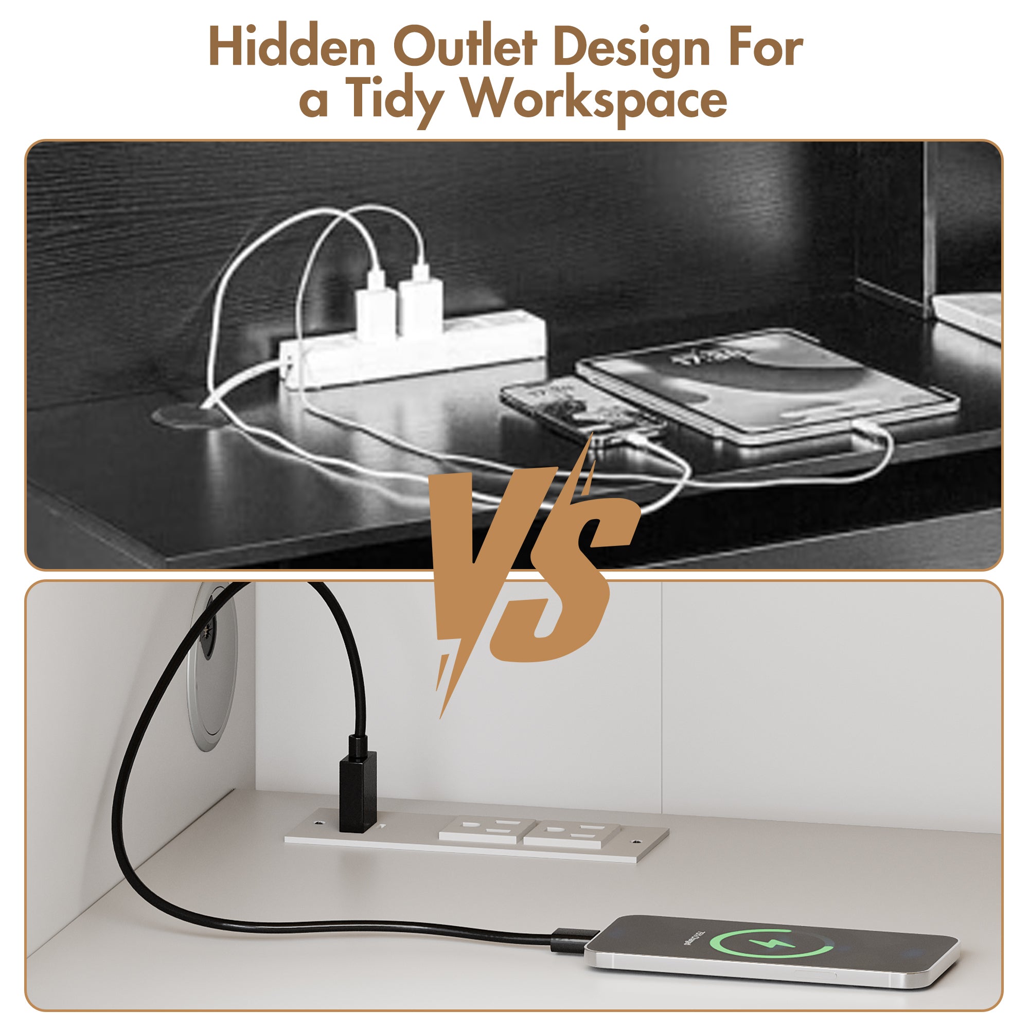 Advwin LED Reception Desk for Office