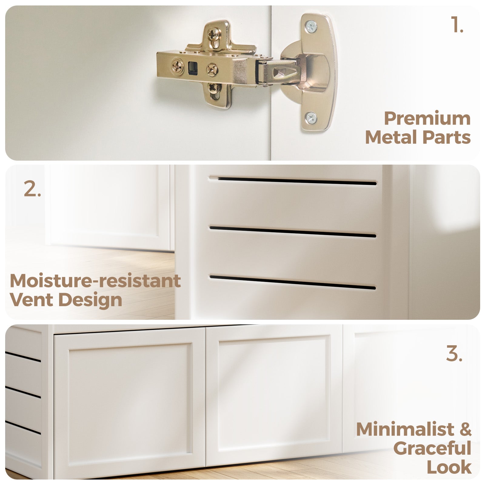 Advwin L-Shaped Corner Storage Bench