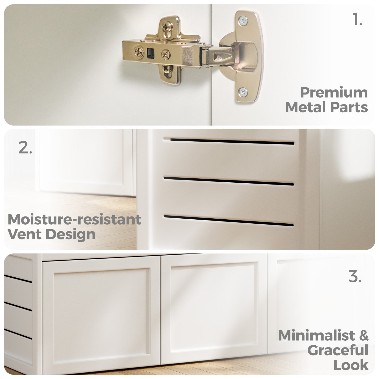 Advwin L-Shaped Corner Storage Bench