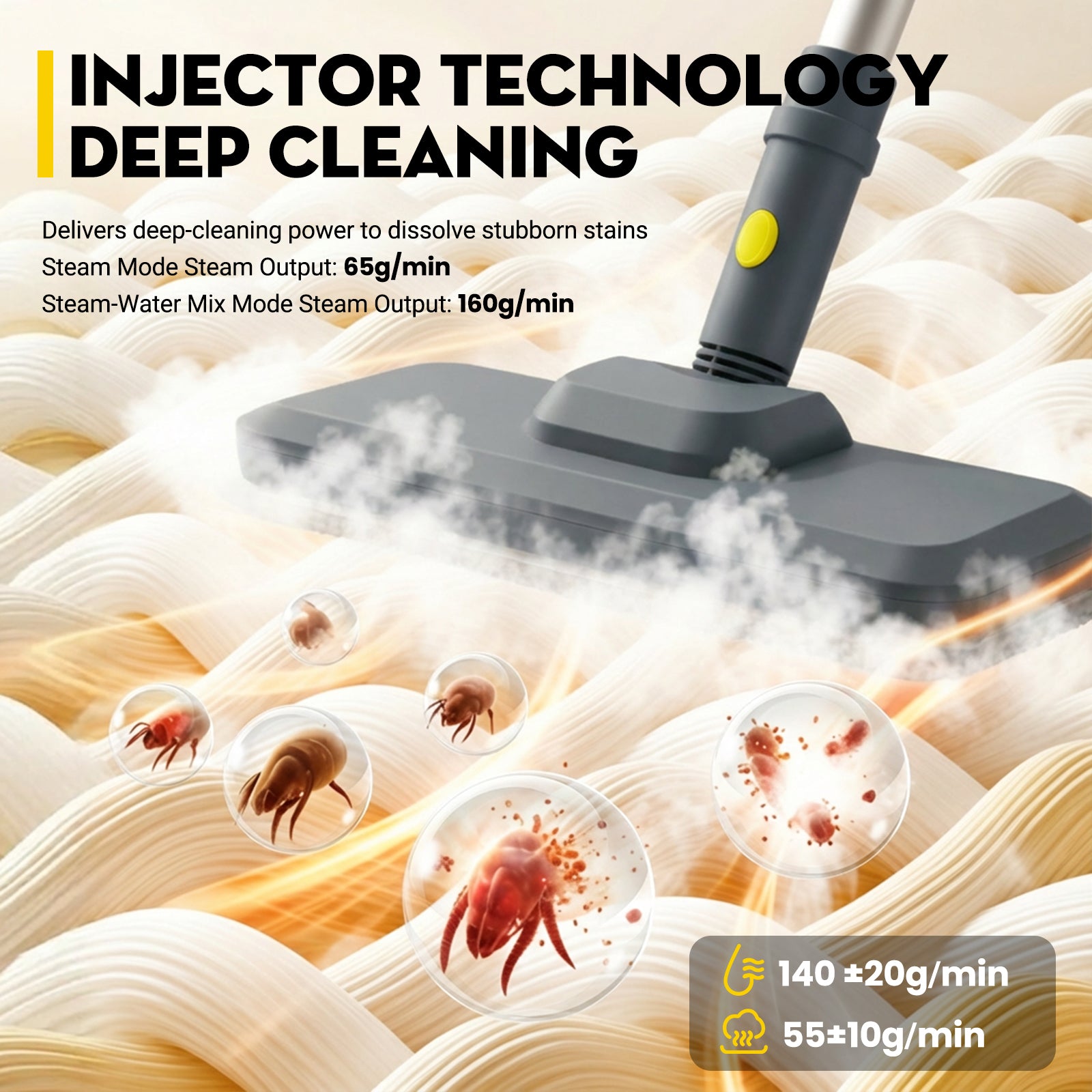 Advwin Steam Cleaner Chemical-Free High-Pressure