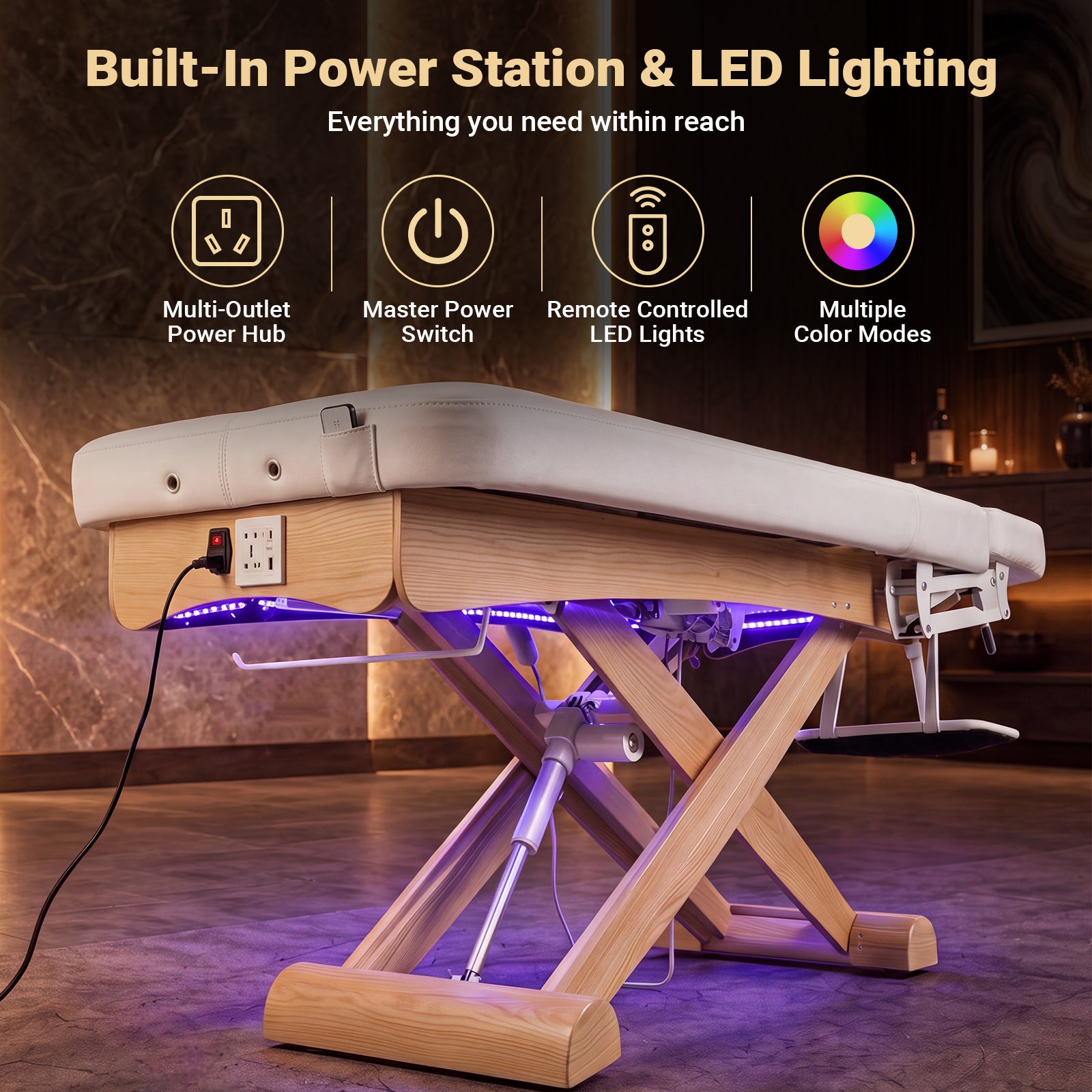 Advwin Electric Massage Table for Spa & Treatment
