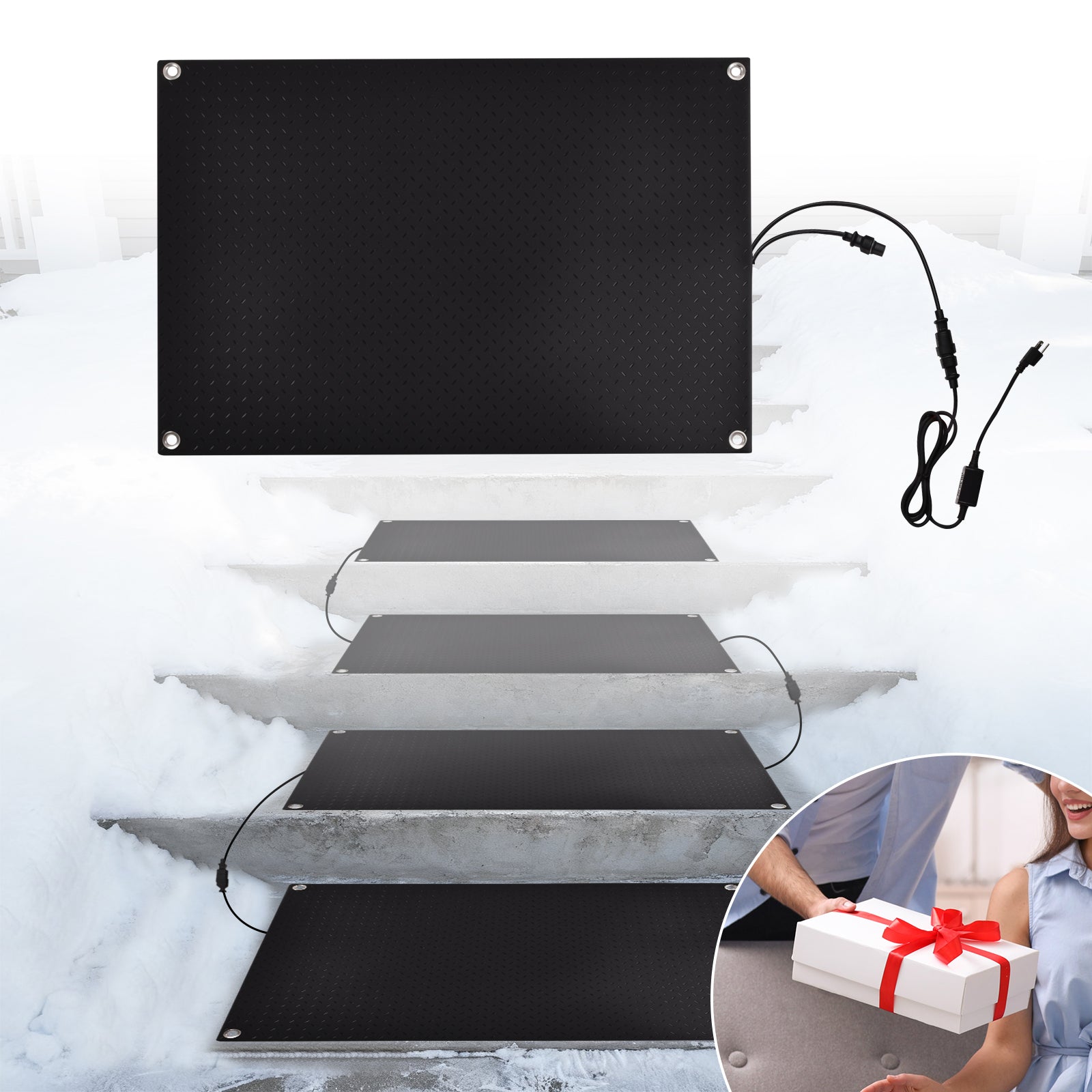 Advwin Snow Melting Mats for Winter Snow Removal