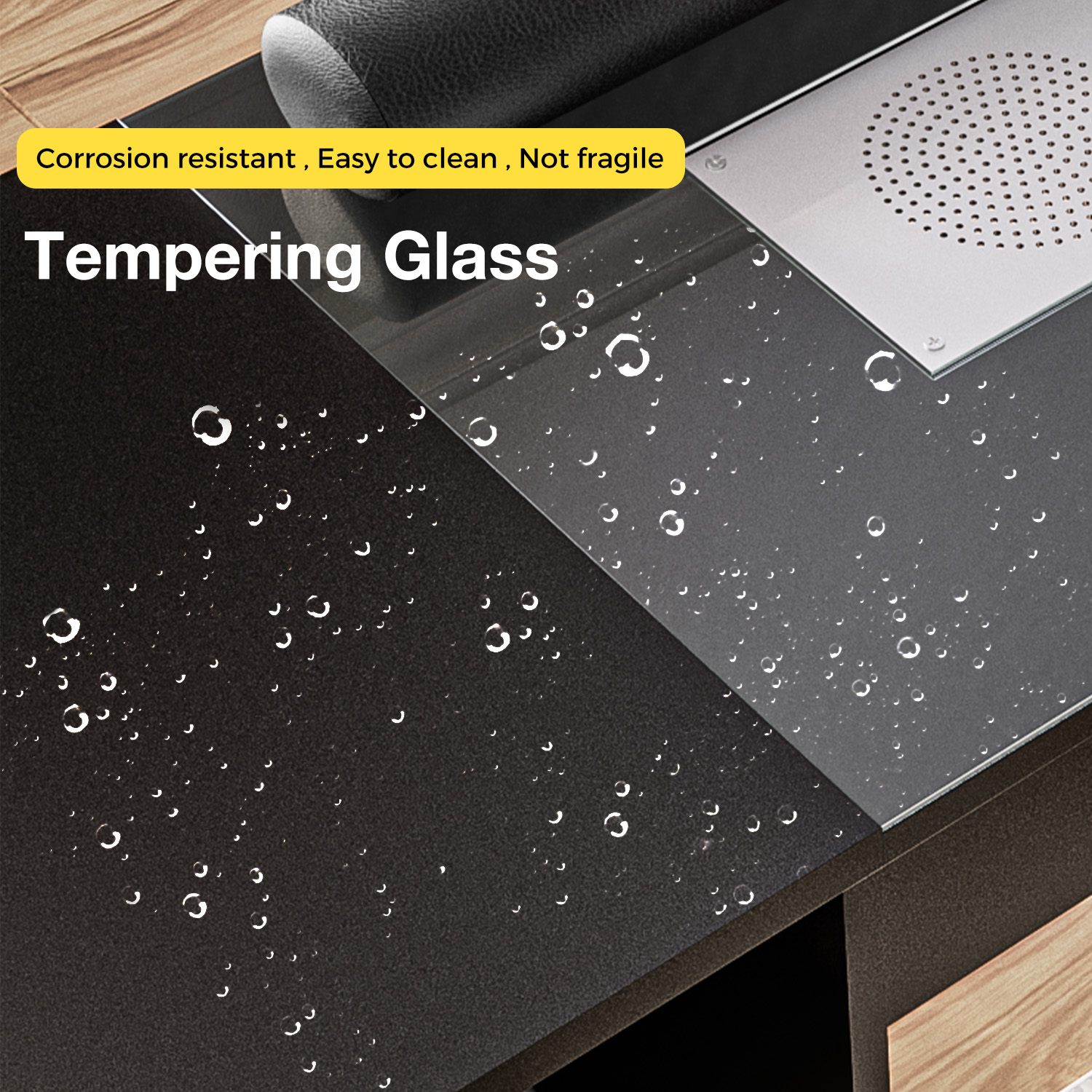 Acetone-Resistant Glass Top