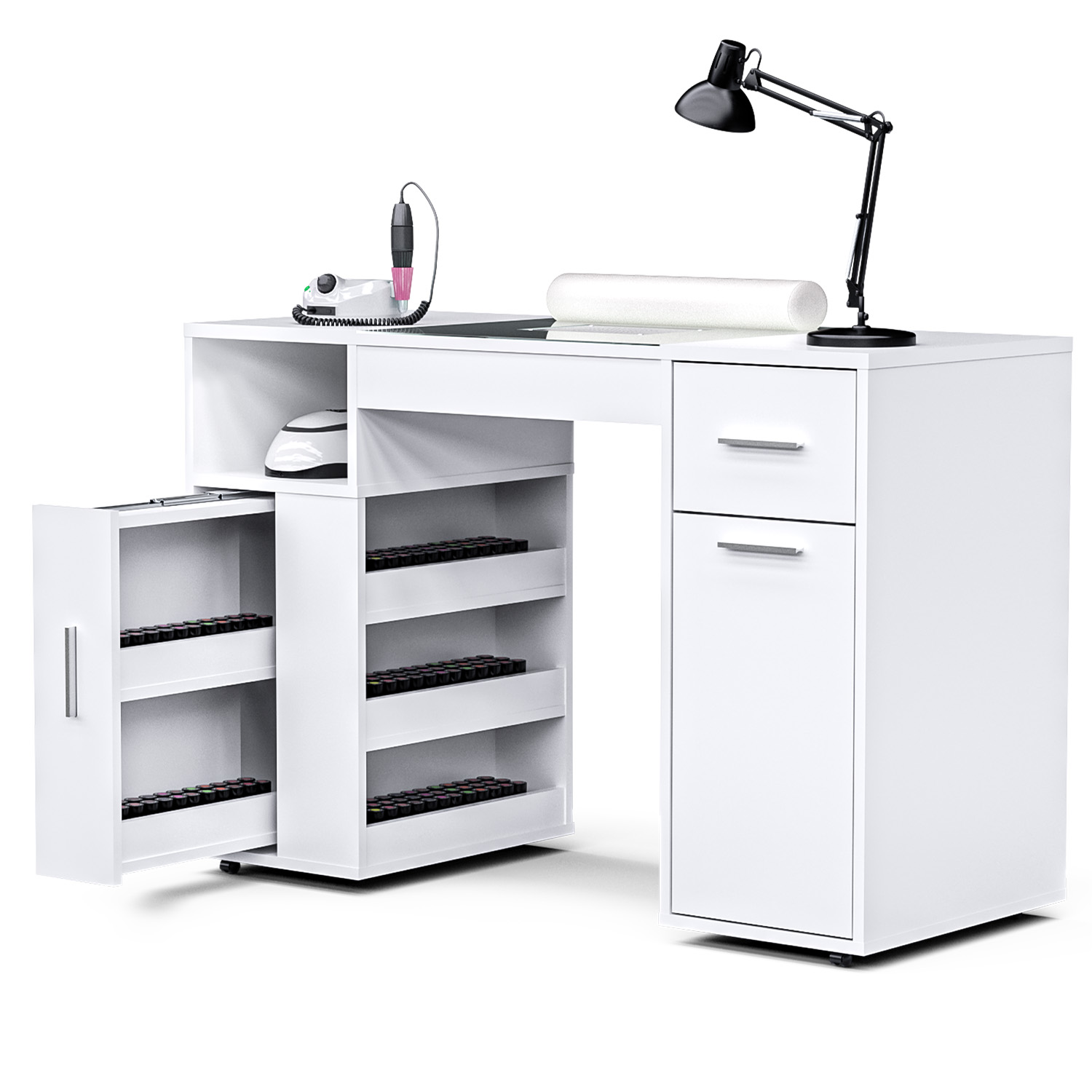 Advwin acetone resistant table top white