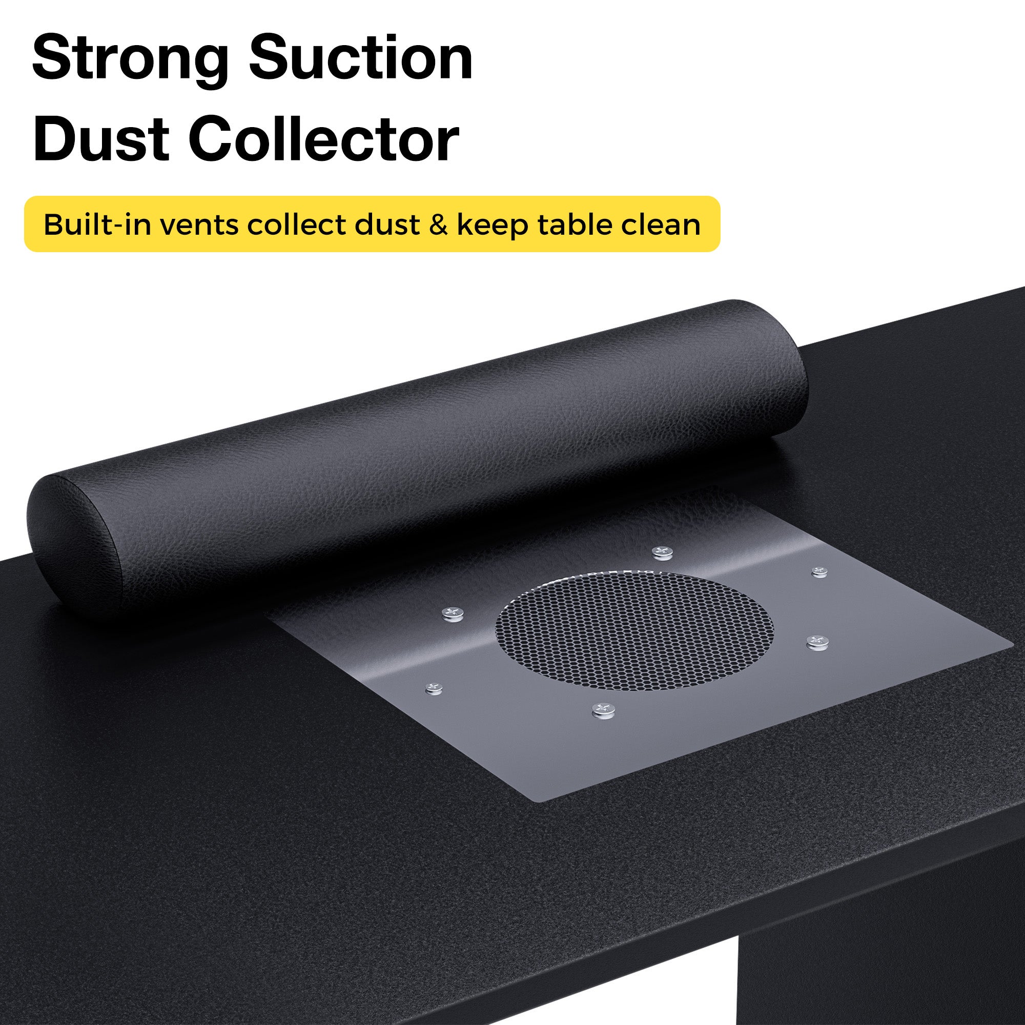 Advwin L-Shaped Manicure Table with Drawers Shelves