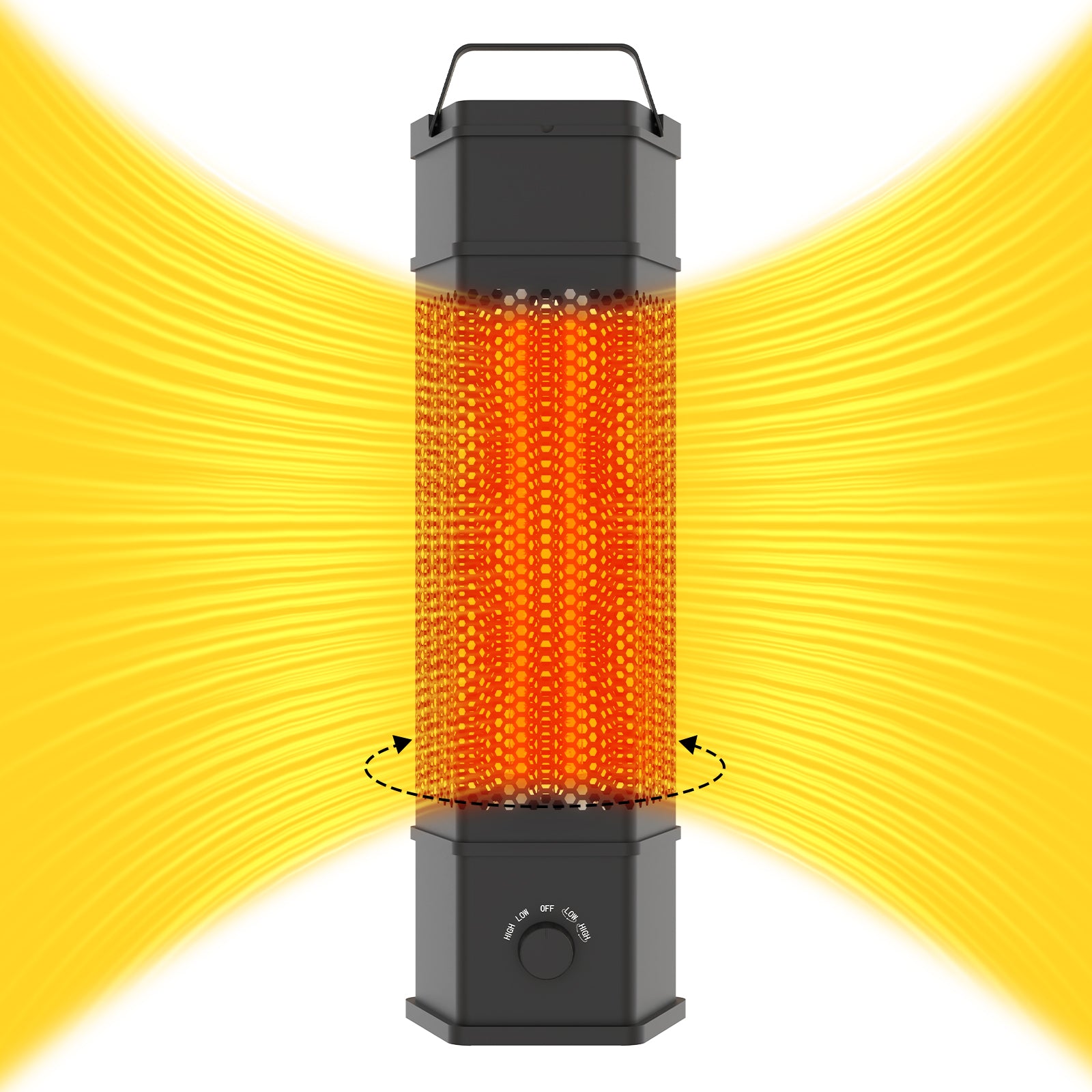 Advwin Electric Patio Heater 360°All-round Heating