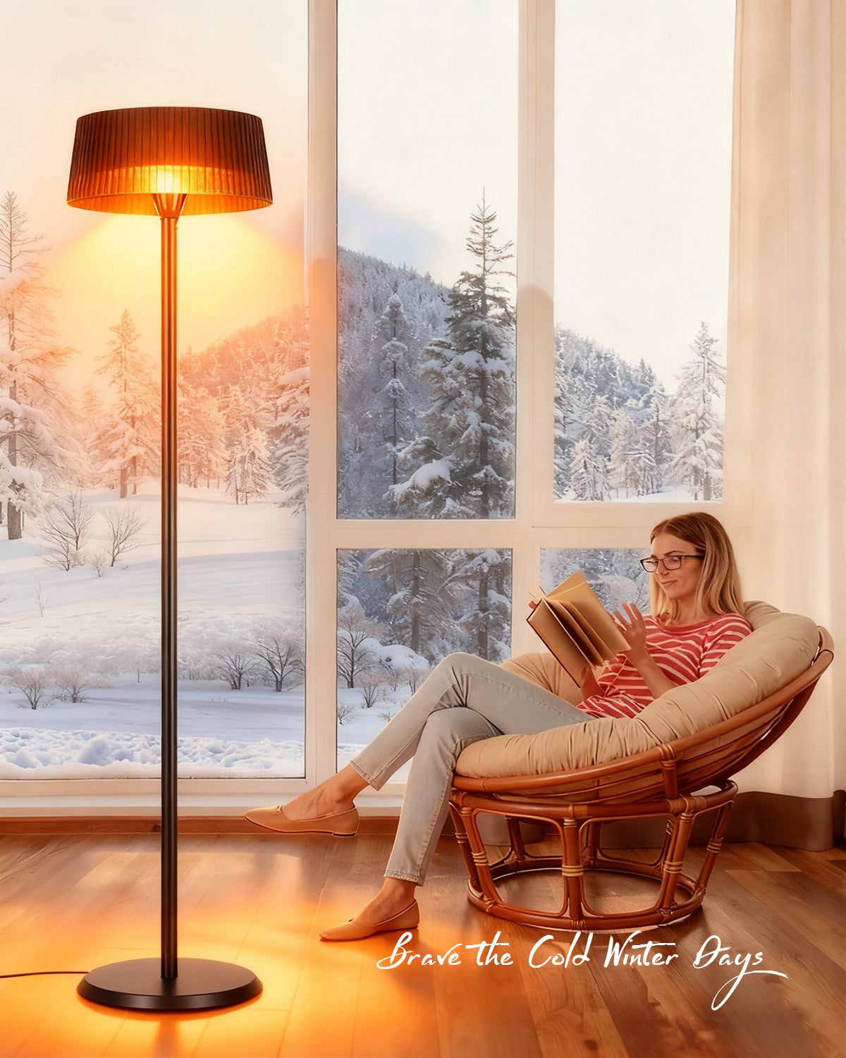 Advwin Electric Infrared Patio Heater 1500W