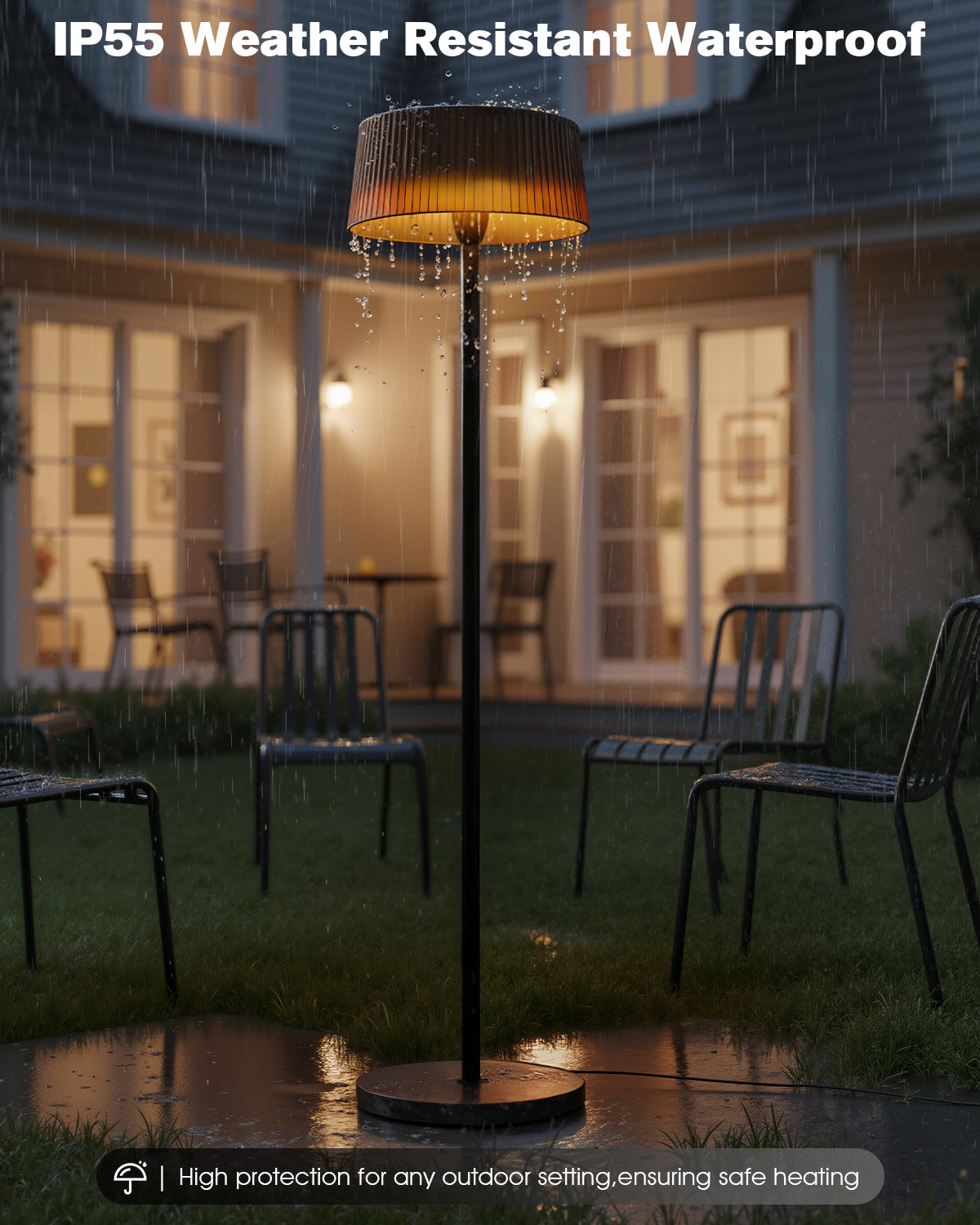 Advwin Electric Infrared Patio Heater 1500W