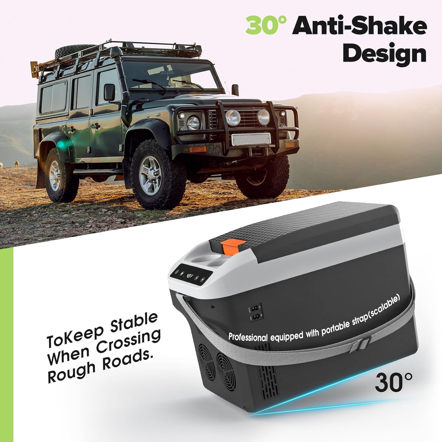 Advwin Portable Car Fridge Camping Cooler