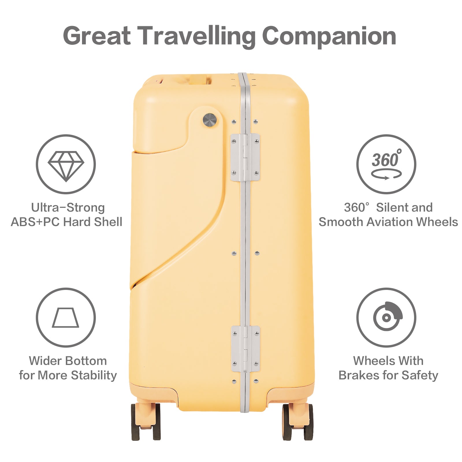 luggage with baby seat