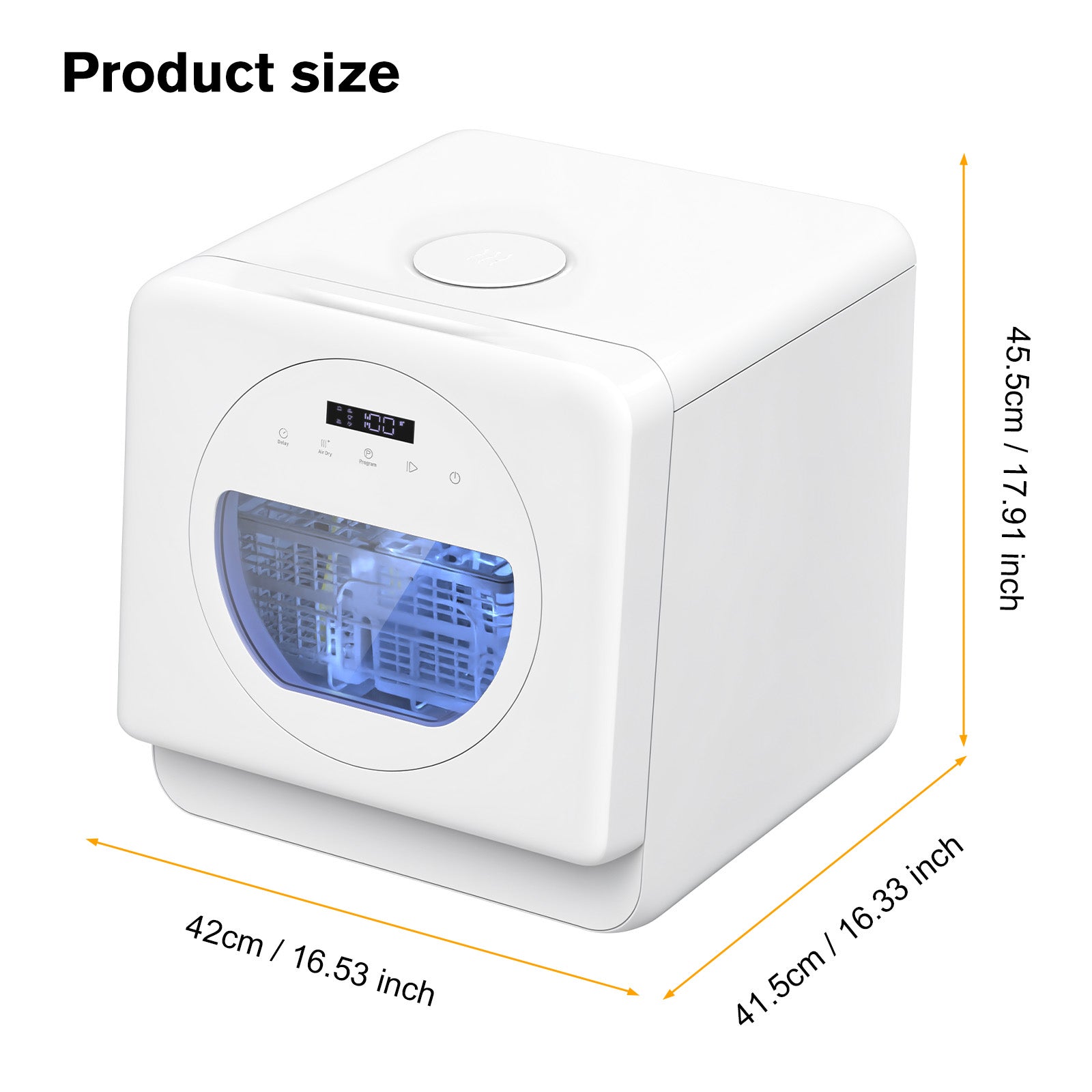 Advwin Portable Countertop Dishwasher