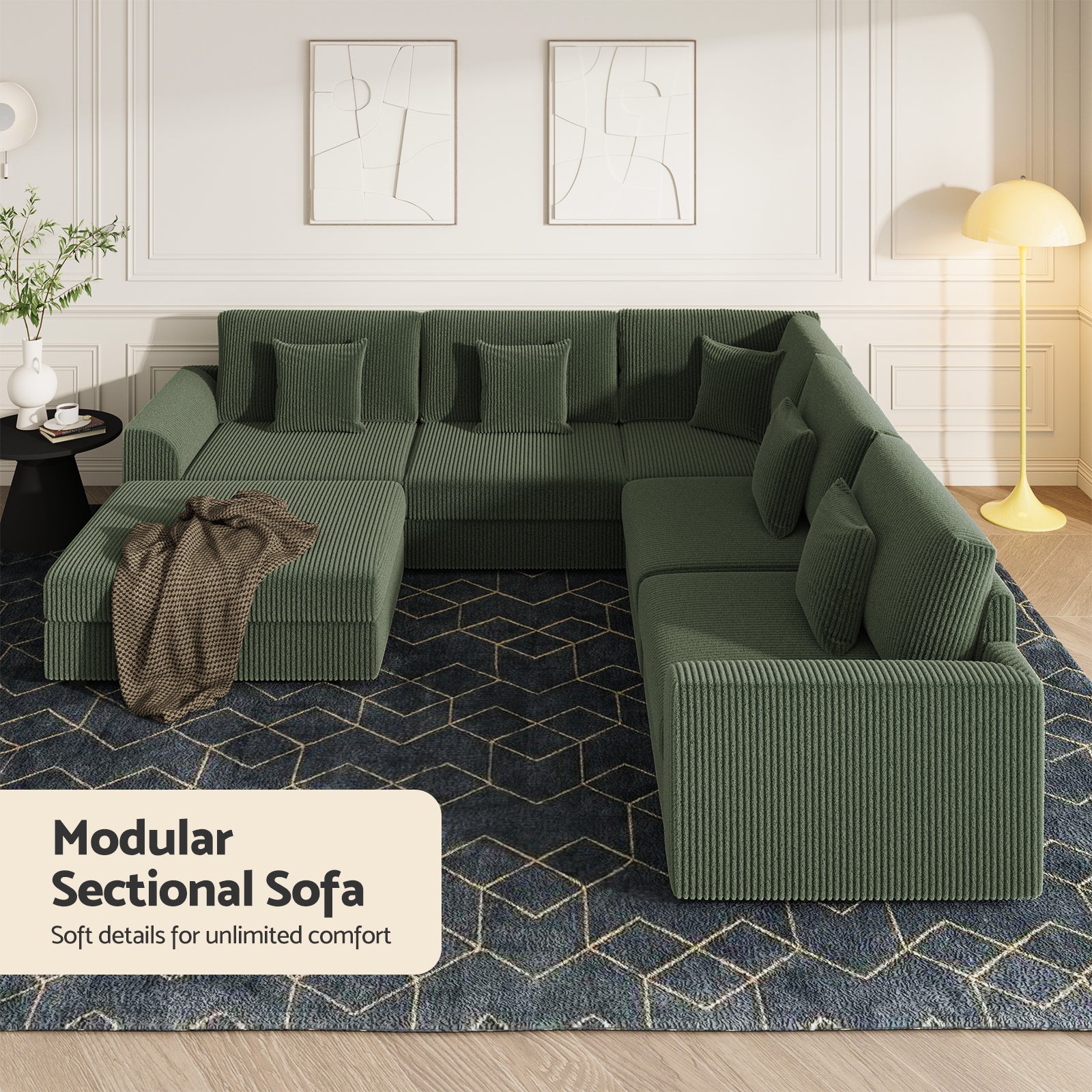 oversized modular sofa