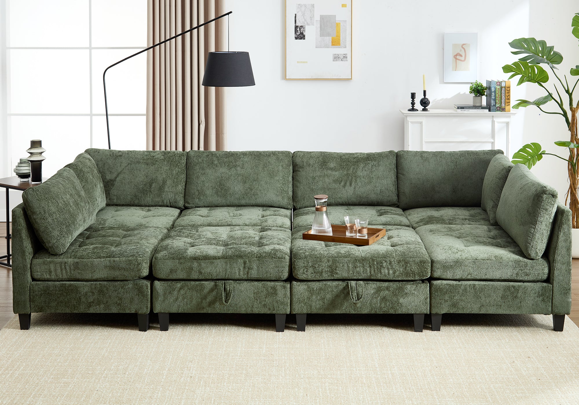 compression modular sectional sofas