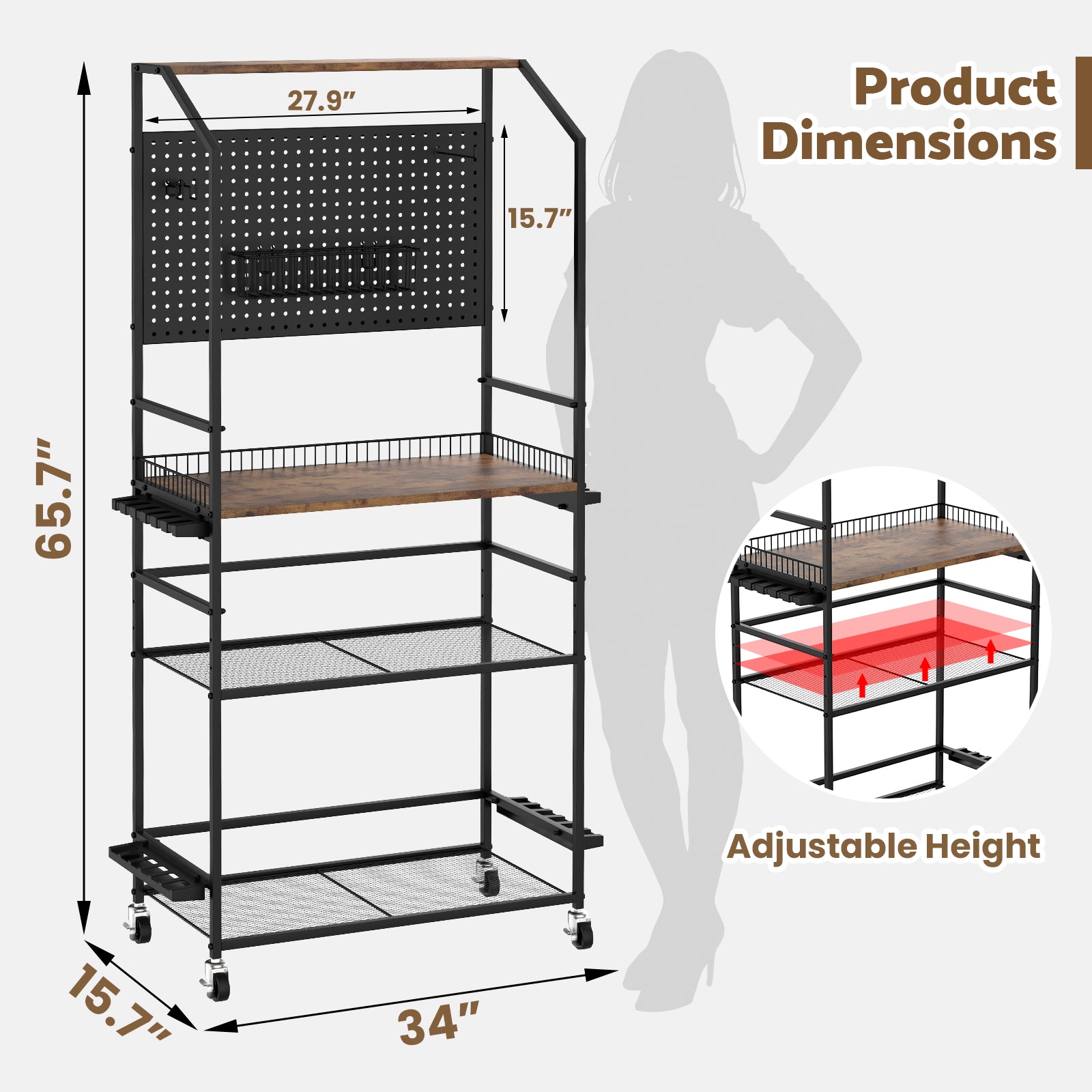 Advwin 4-Tier Heavy Duty Fishing Rod Holders
