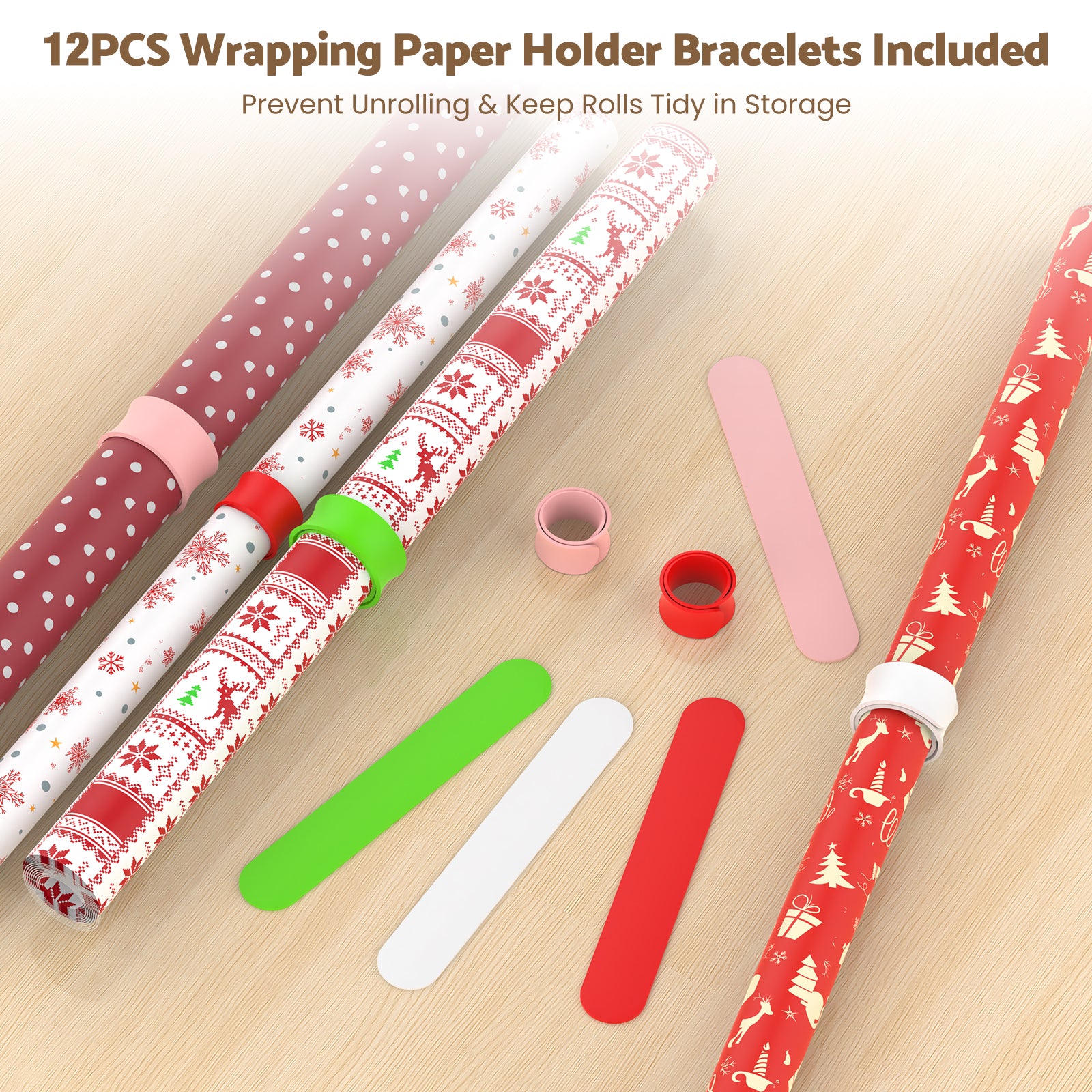 Advwin Wrapping Paper Storage Cart