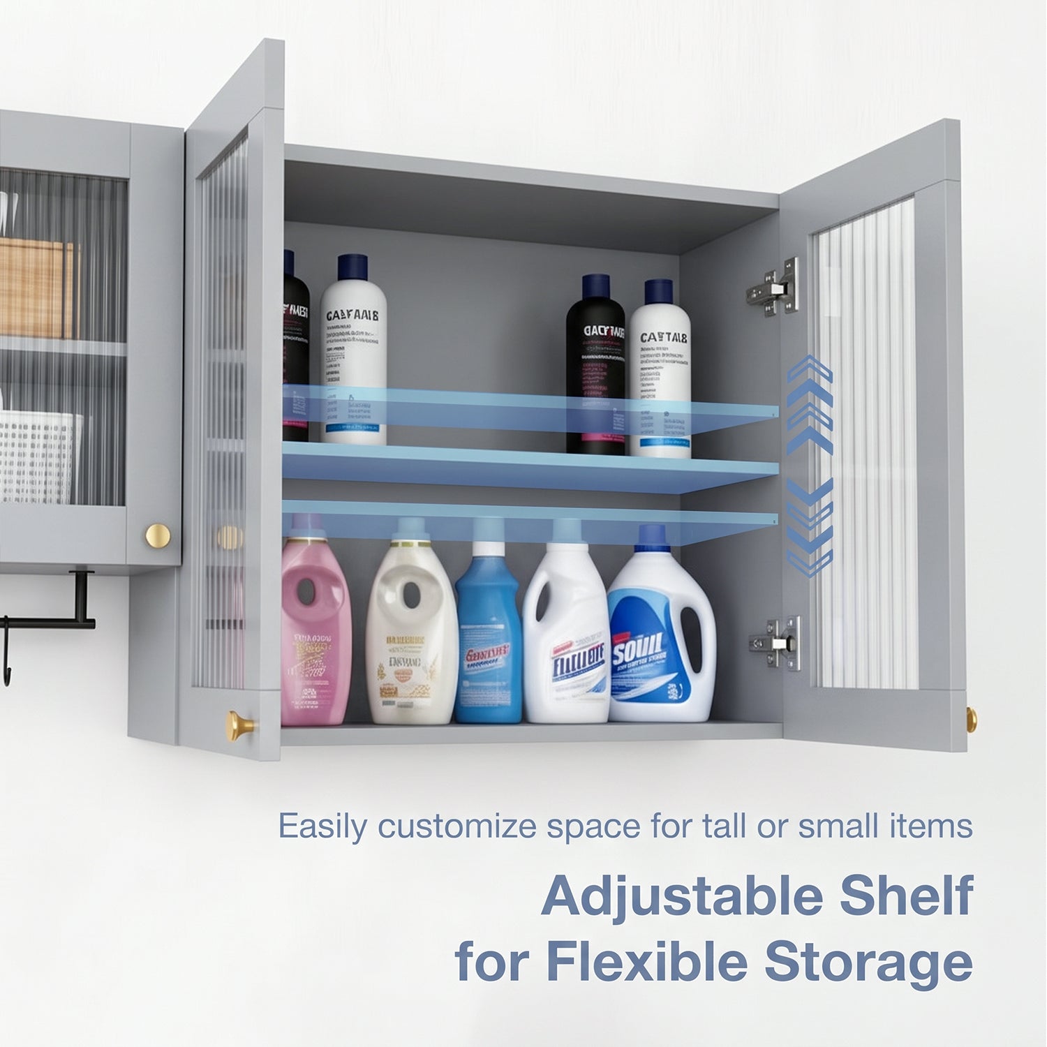 Advwin Wall Mounted Laundry Room Cabinet Set