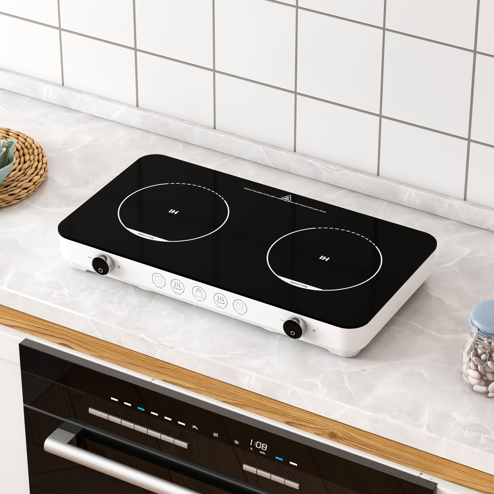 Advwin Double Induction Cooktop Burner 1800W