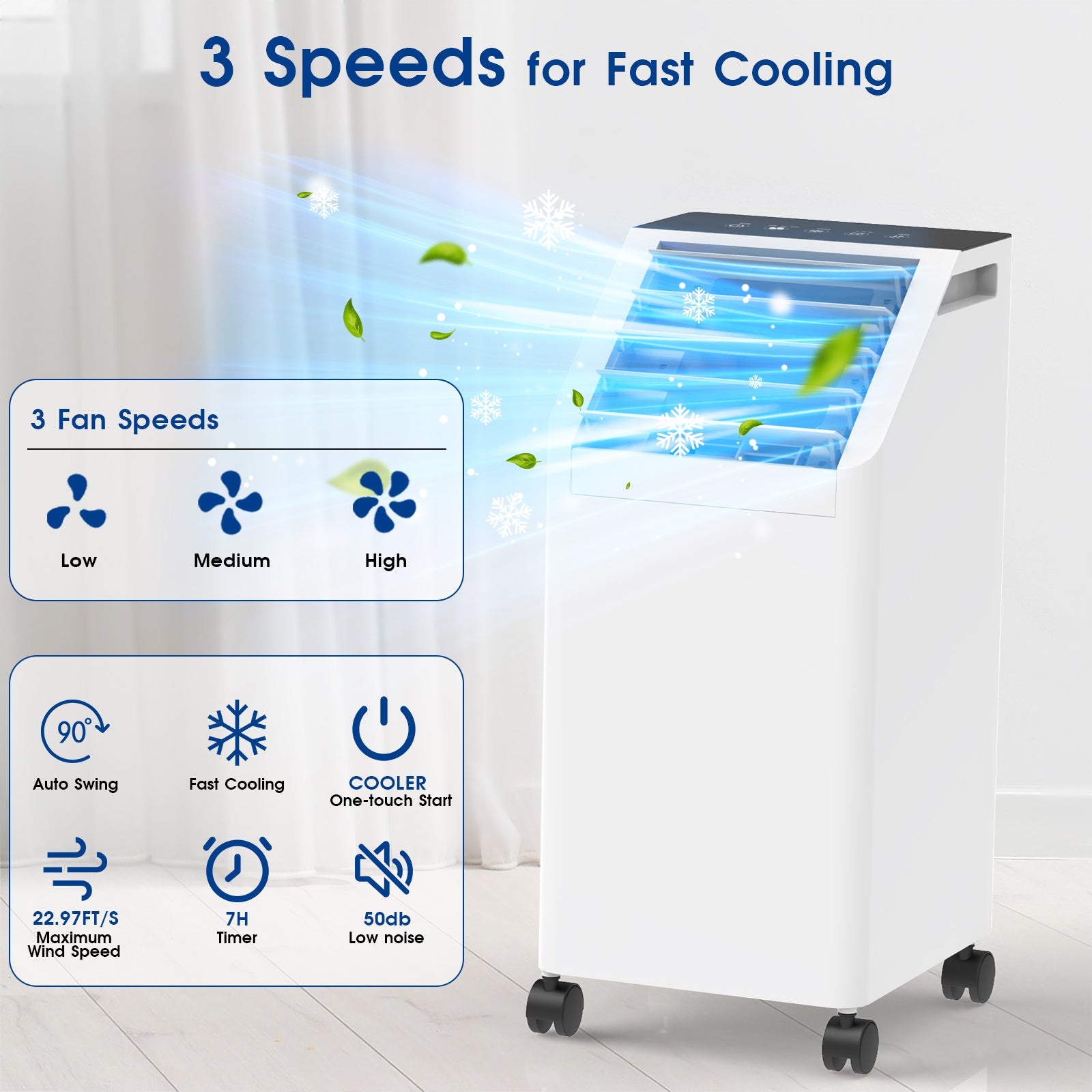 Advwin 3-IN-1 Portable Air Conditioner