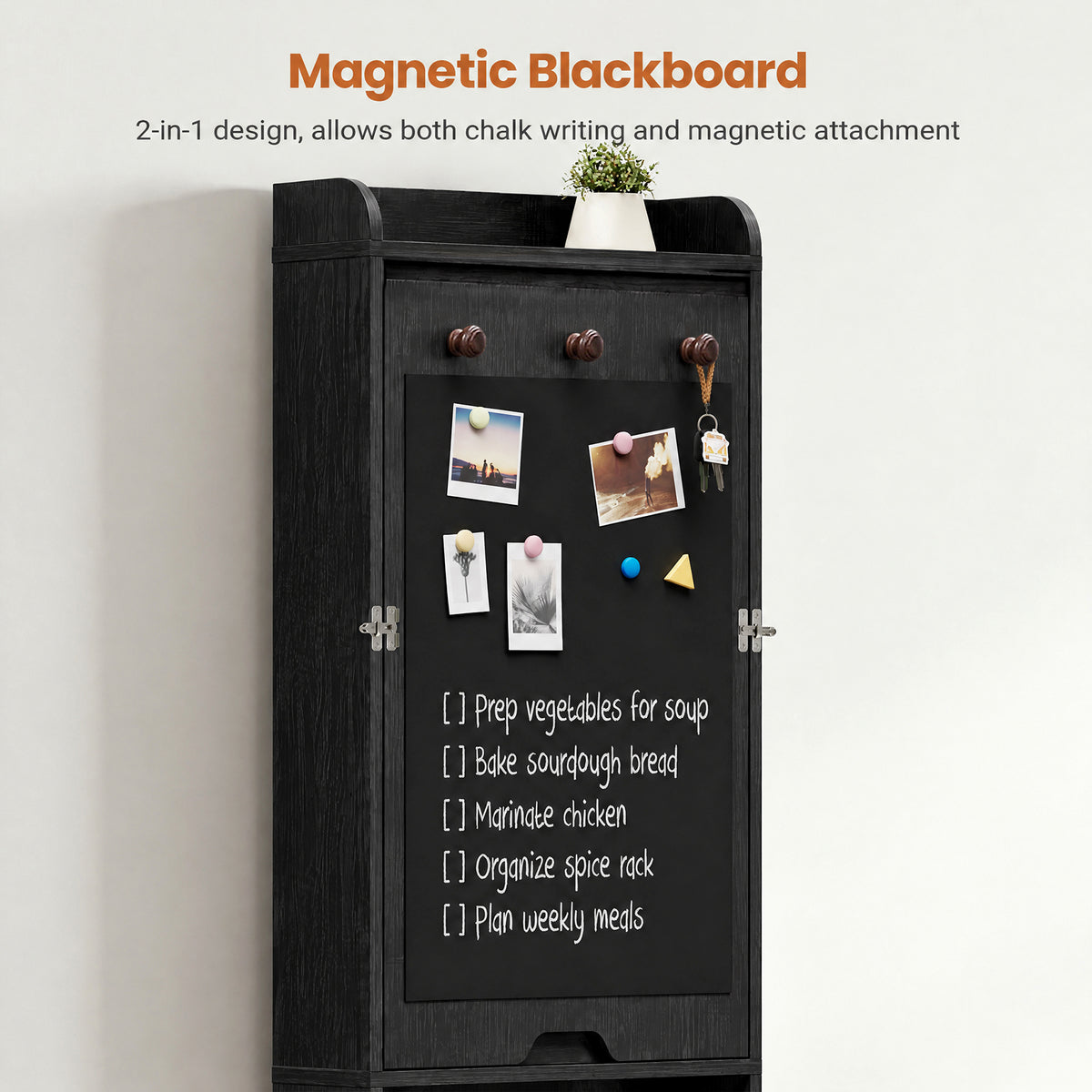 Advwin Wall Mounted Foldable Desk w/ LED & Corkboard