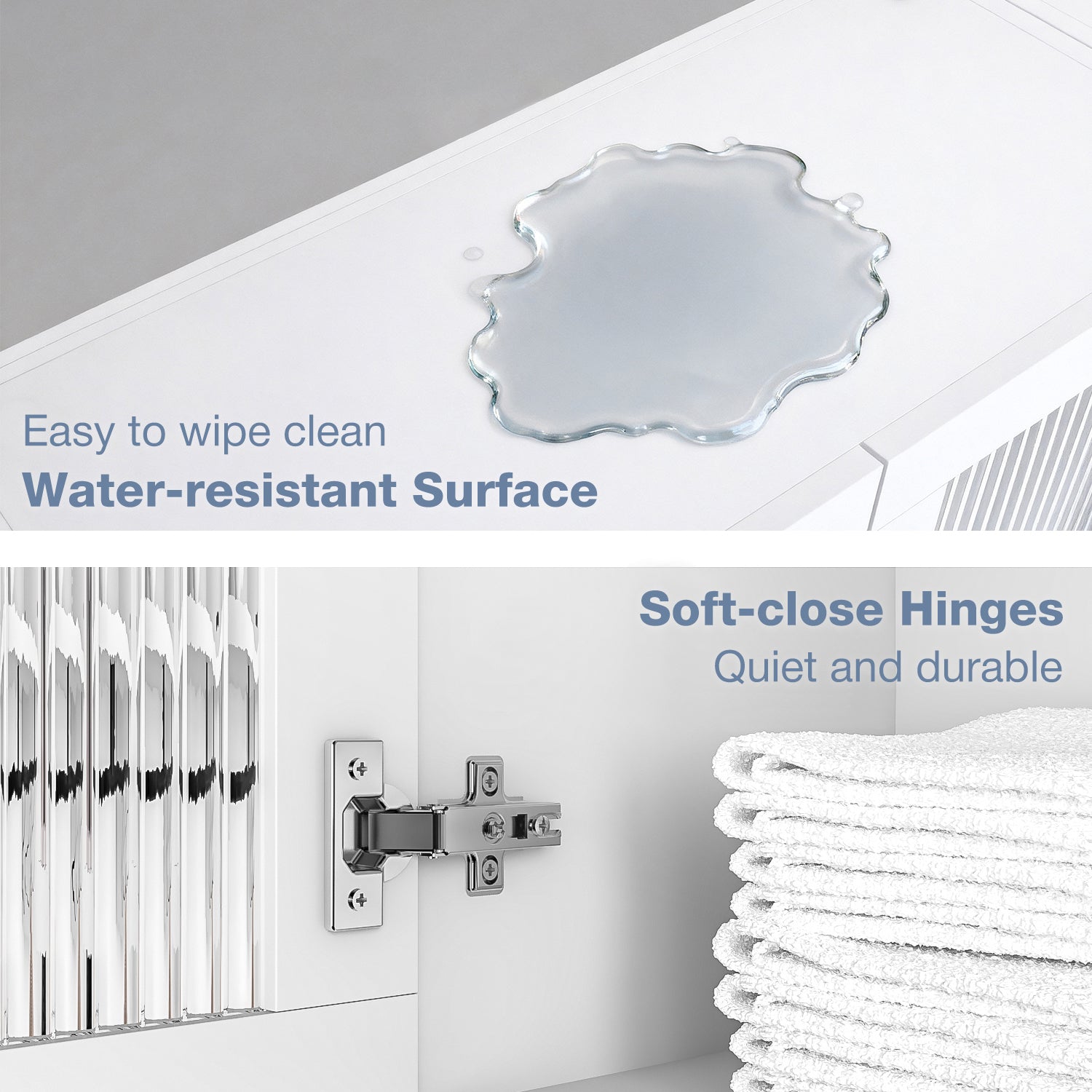 Advwin Wall Mounted Laundry Room Cabinet Set