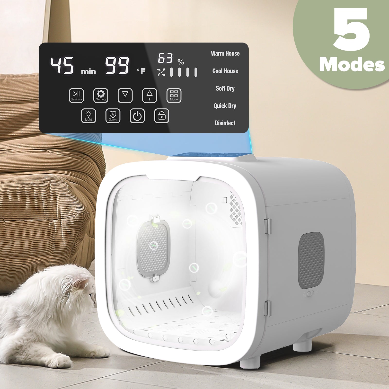 Advwin Smart Pet Dryer Box Smart Temperature Control