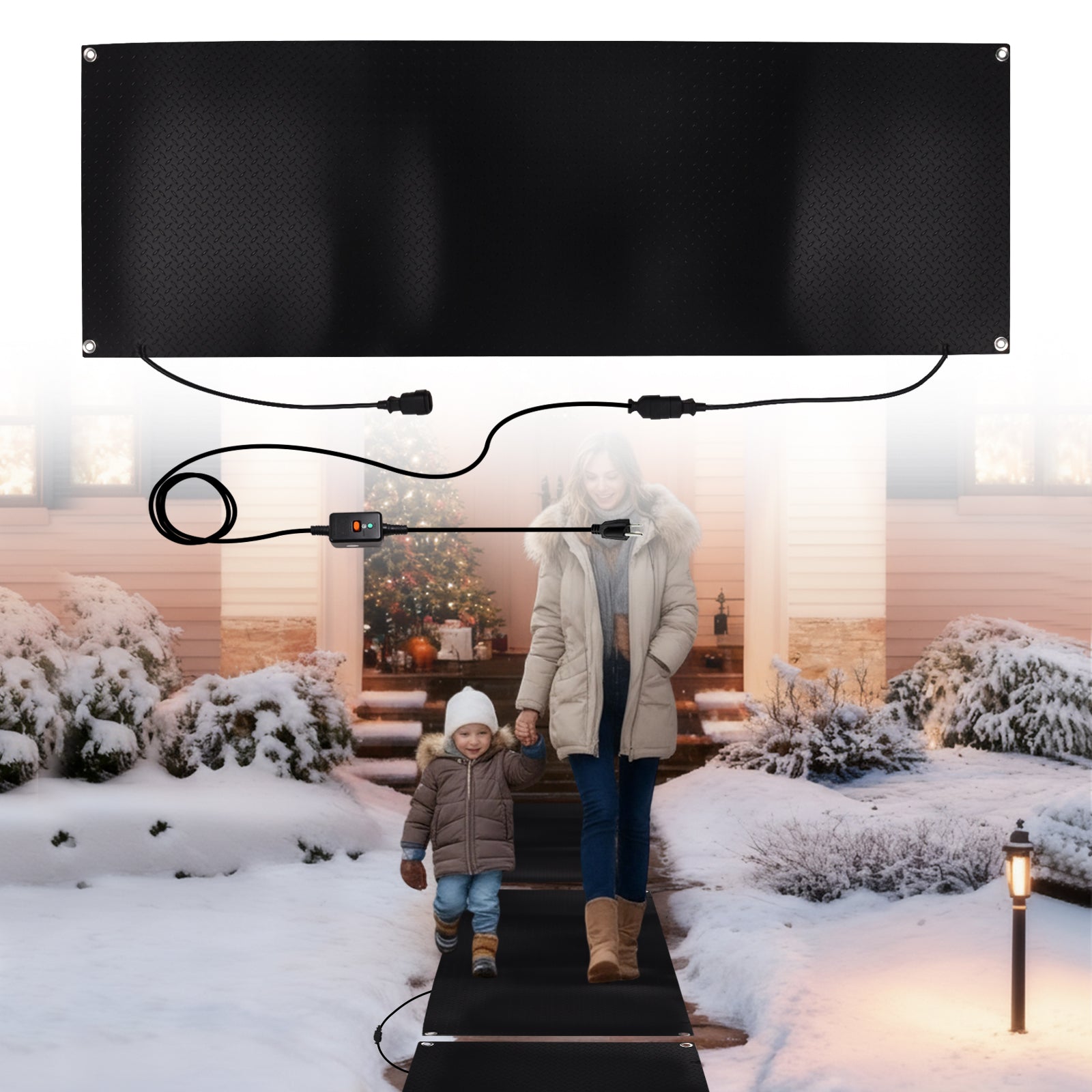 Advwin Snow Melting Mats for Winter Snow Removal