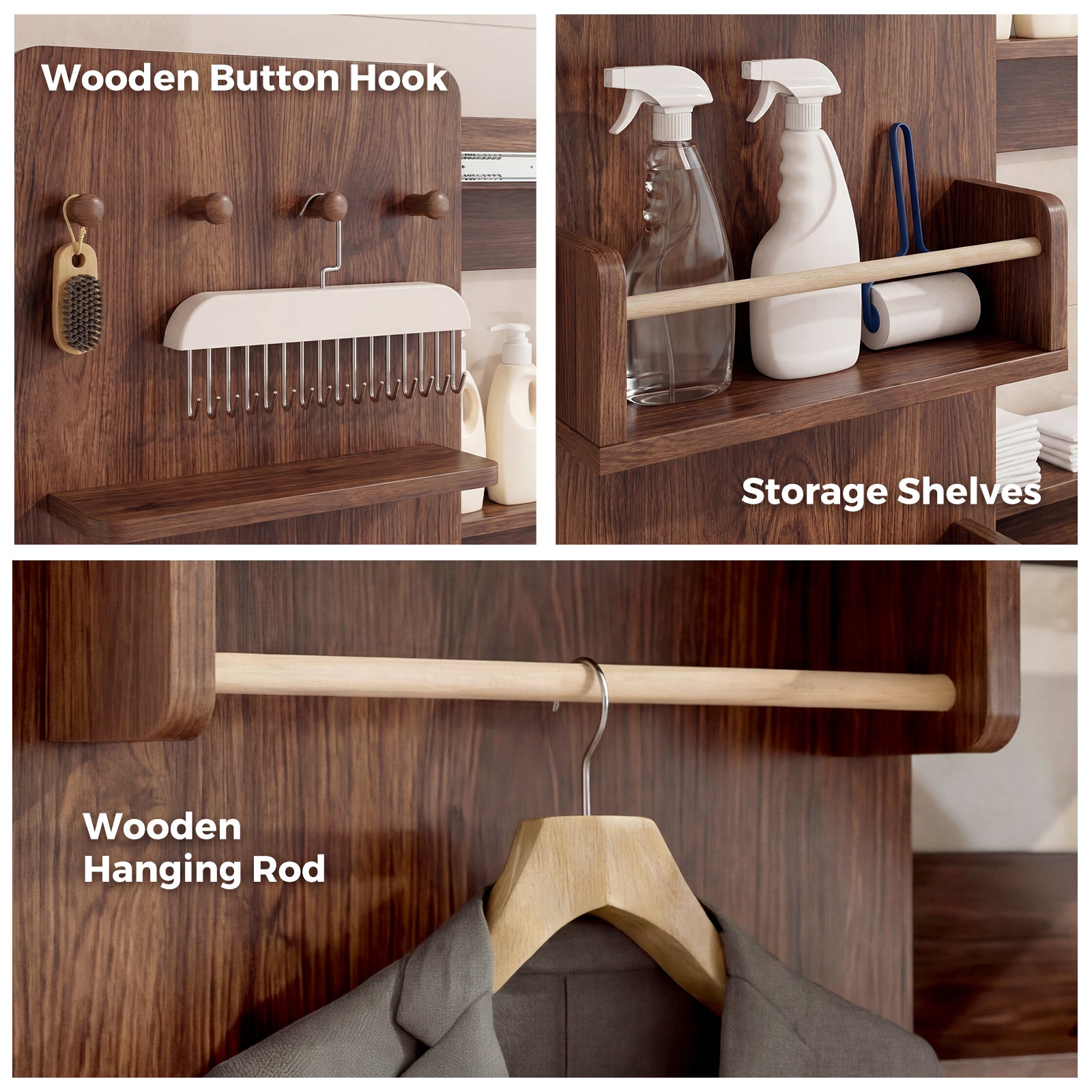 Advwin Wall Mounted Ironing Board Cabinet