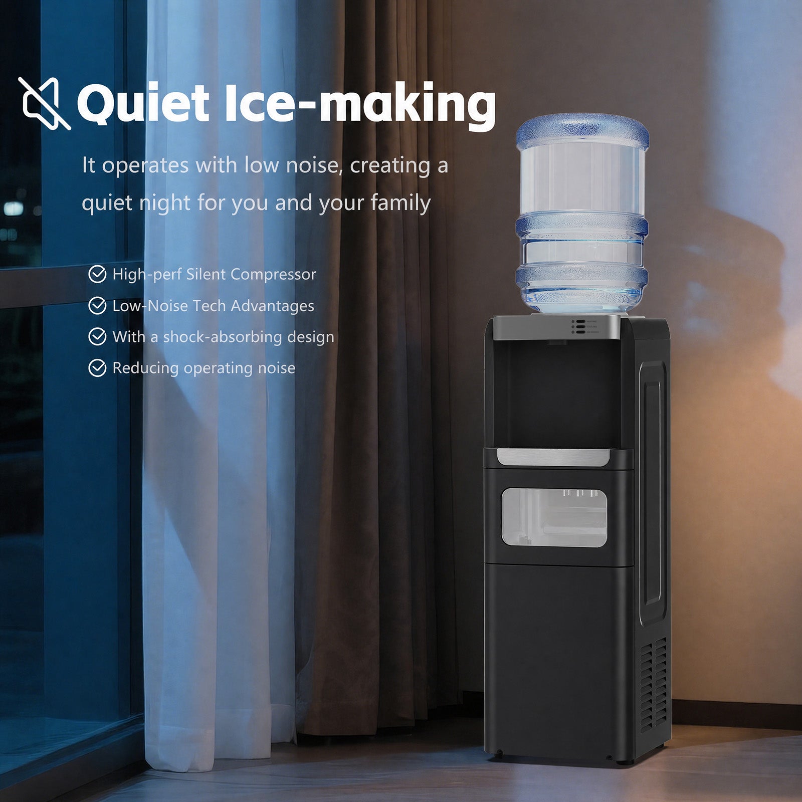 Advwin 3-in-1 Water Dispenser with Ice Maker