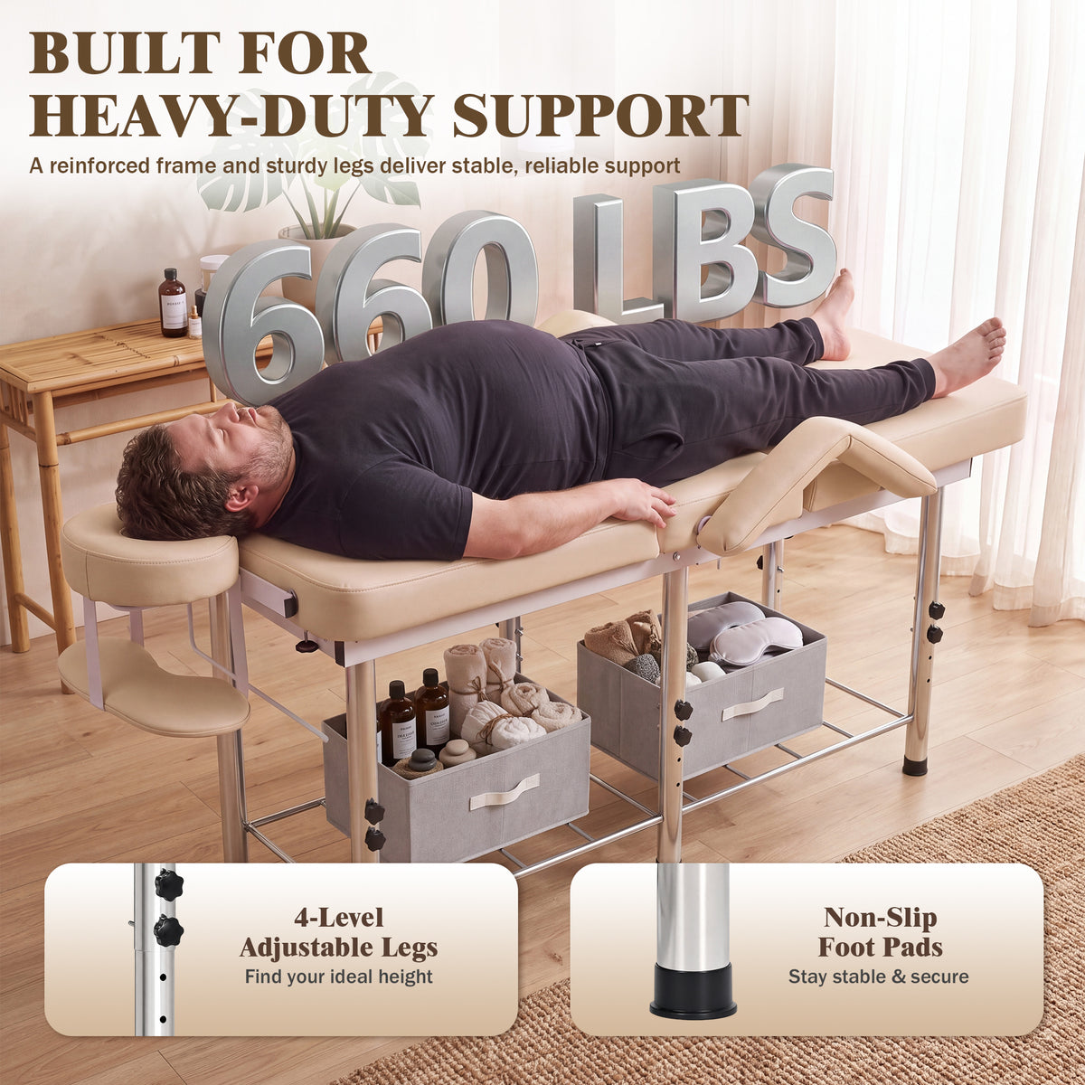 Advwin Massage Table w/ Chest & Abdominal Opening