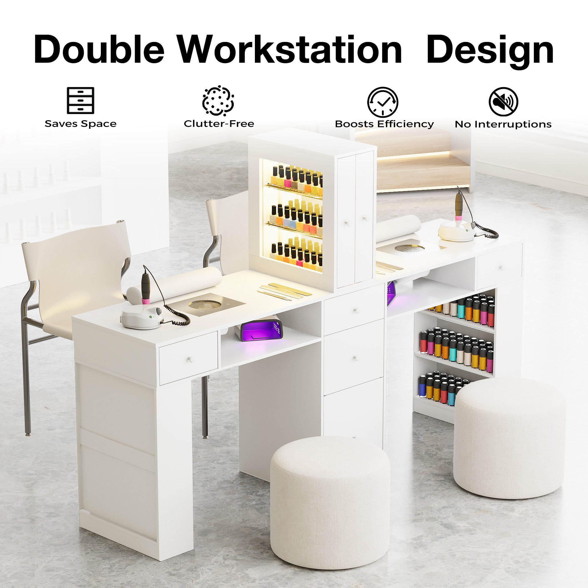 Dual nail table