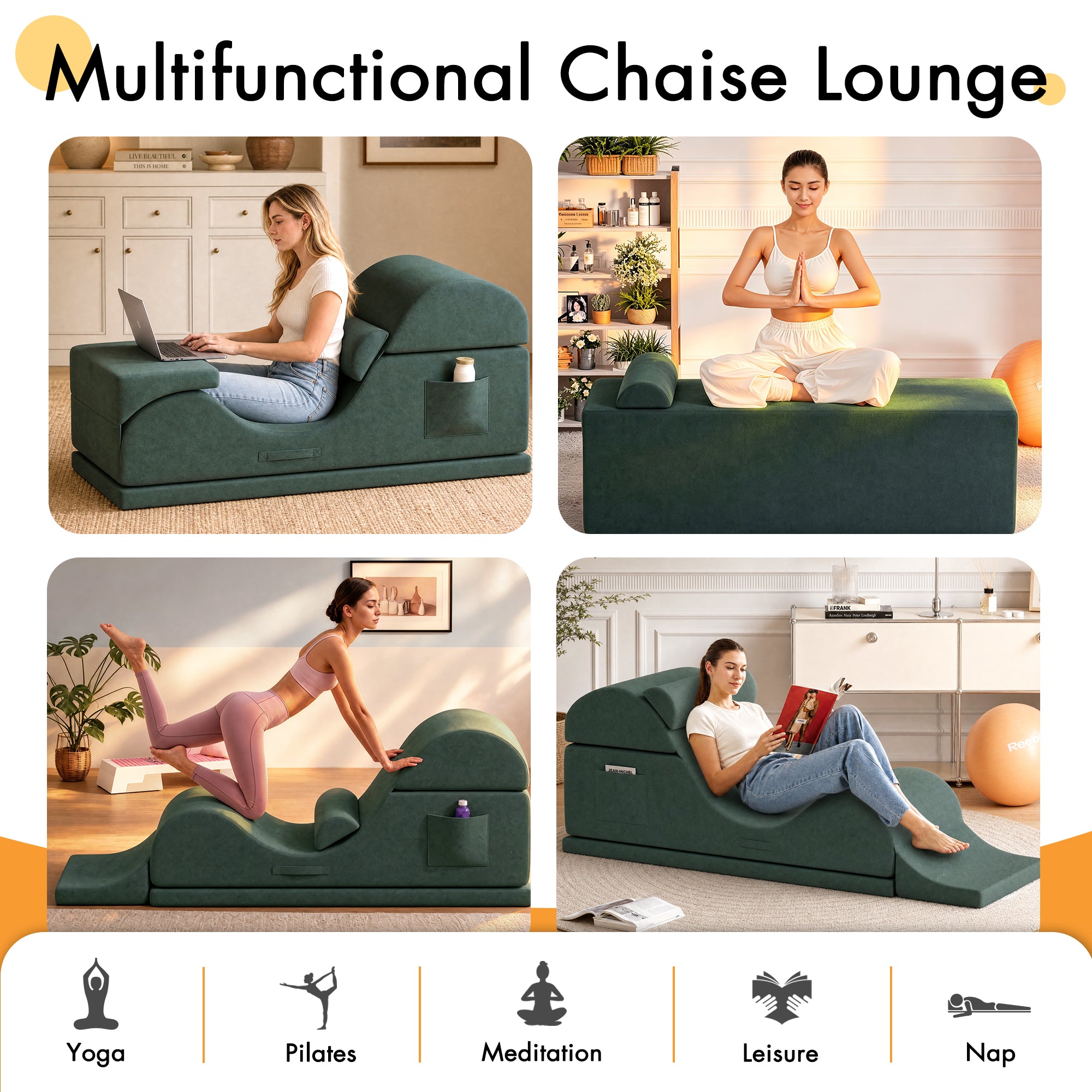 Advwin Convertible Yoga Chair for Adults