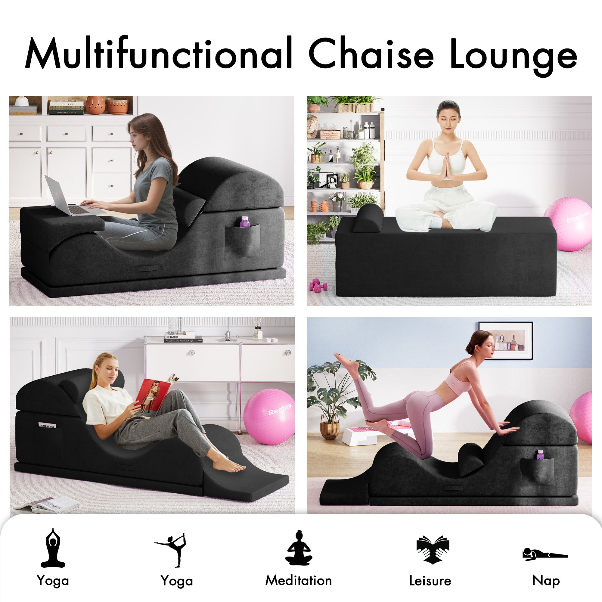 Advwin Convertible Yoga Chair for Adults