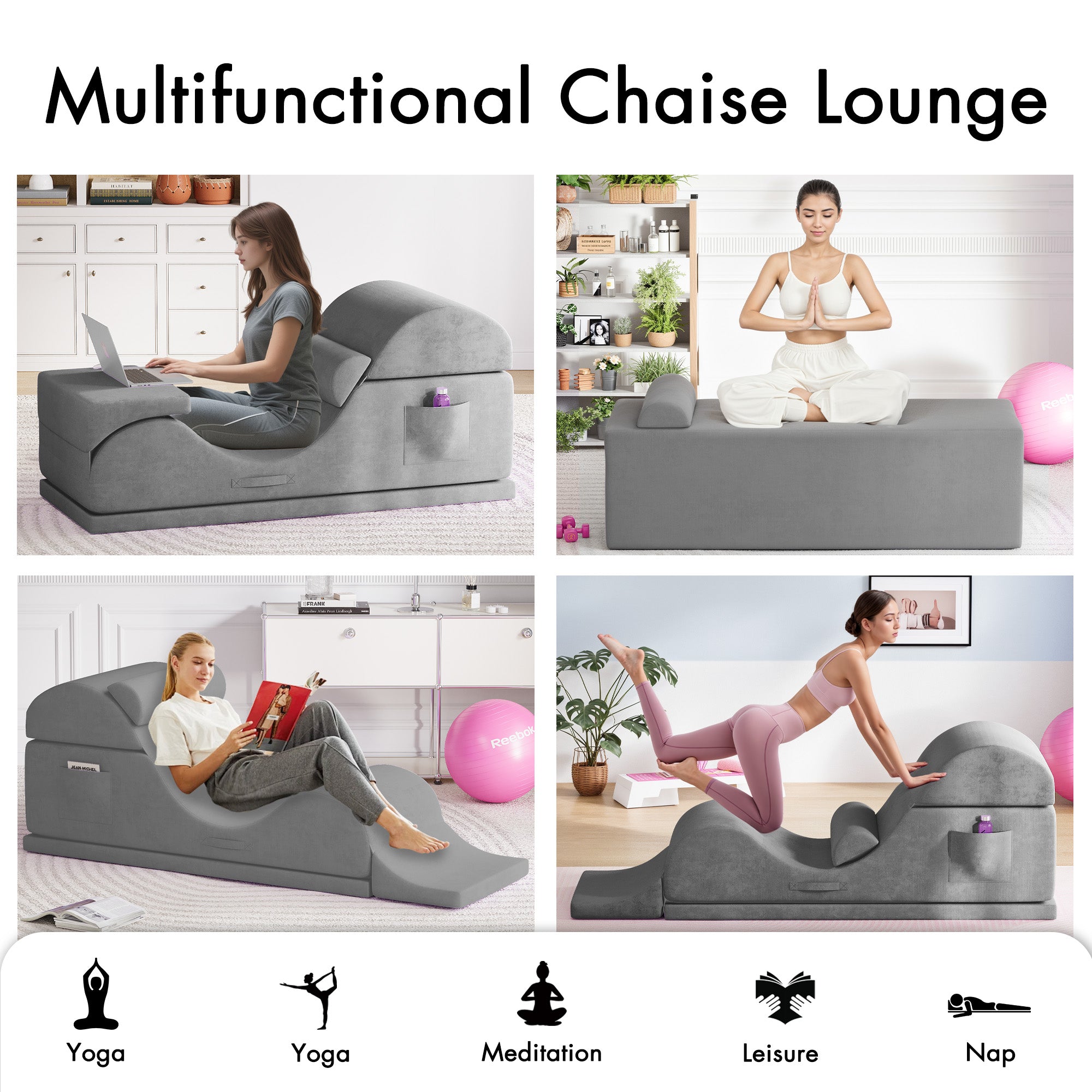 Advwin Convertible Yoga Chair for Adults