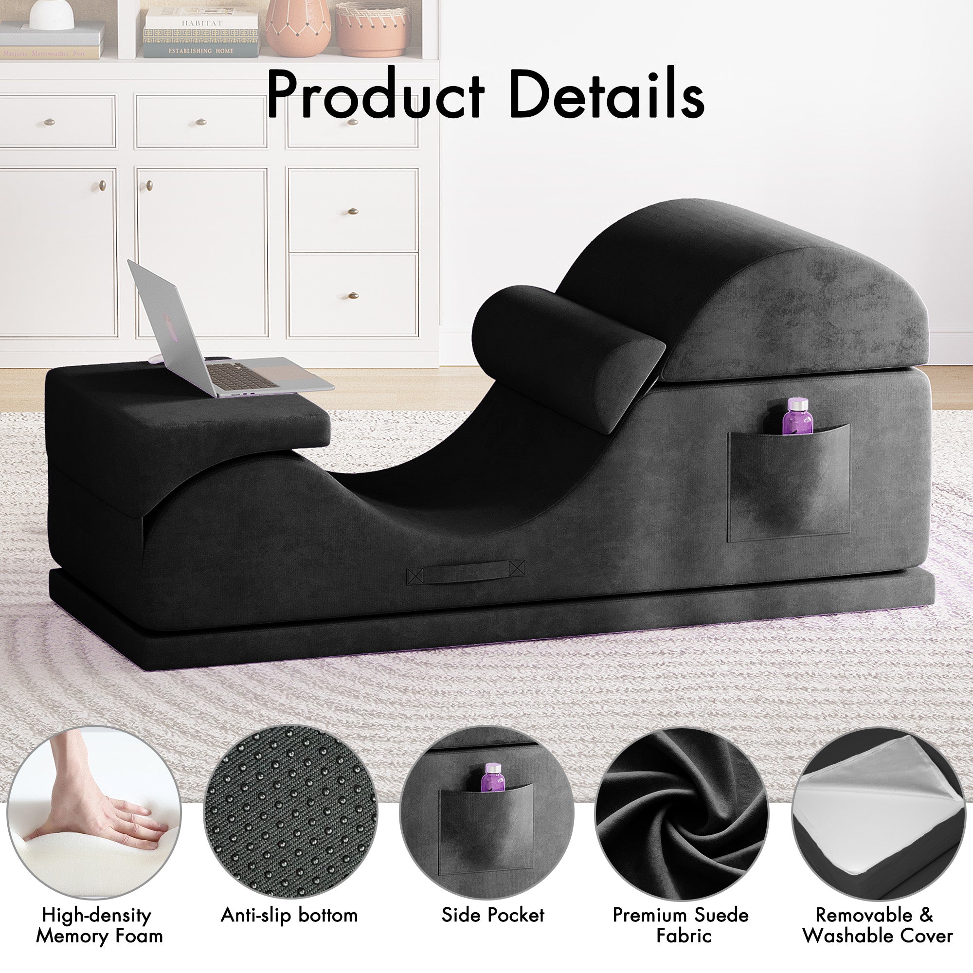 Advwin Convertible Yoga Chair for Adults