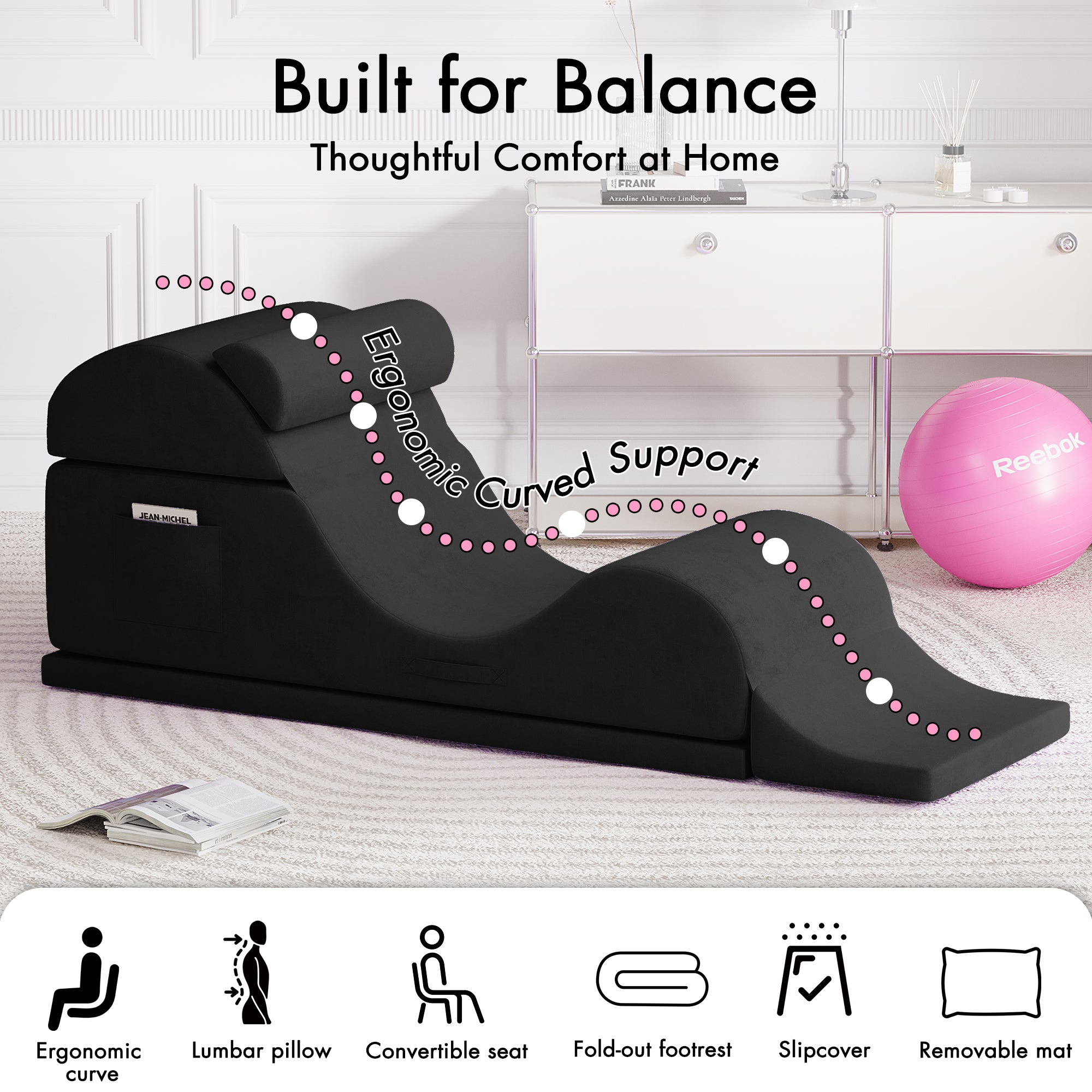 Advwin Convertible Yoga Chair for Adults