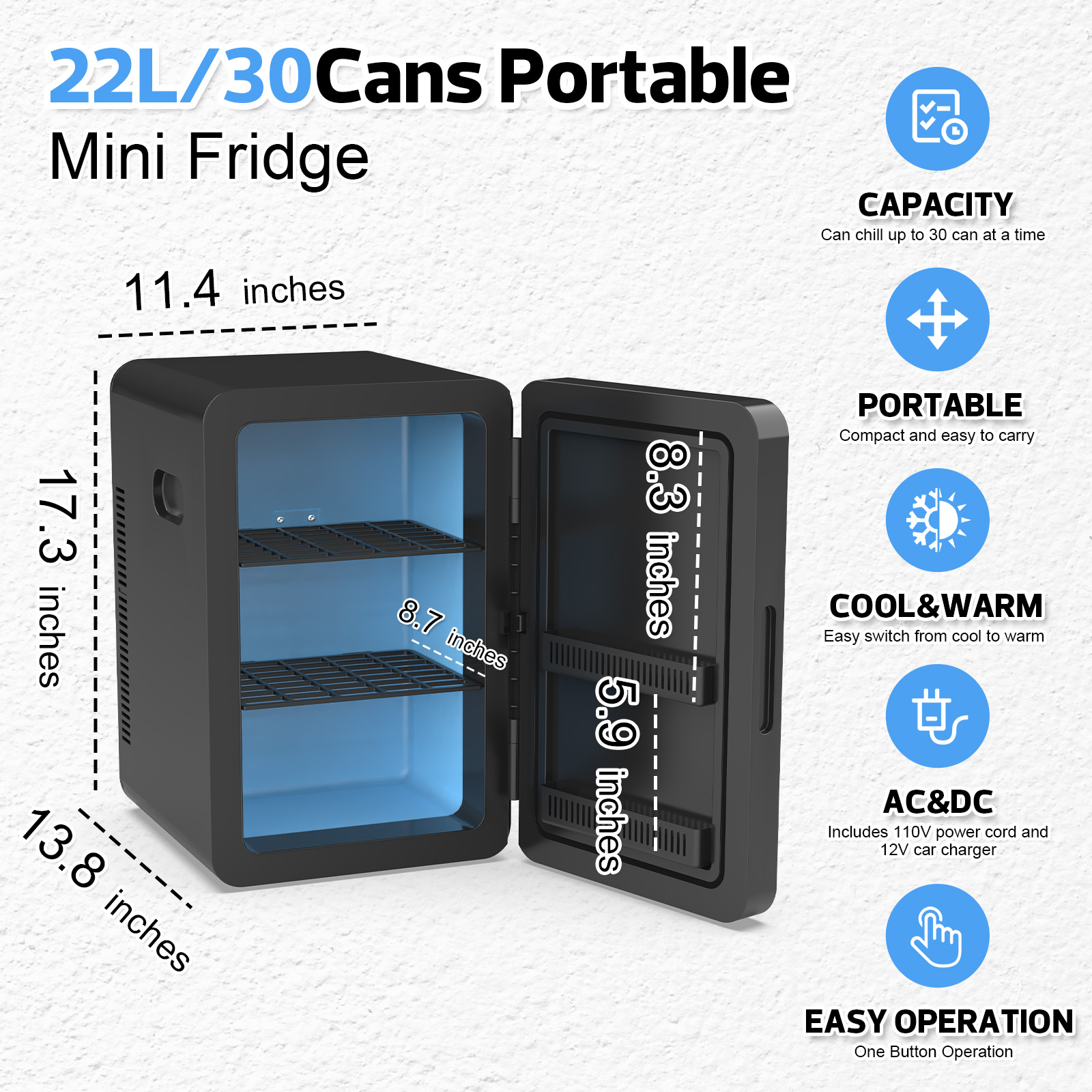 portable mini fridge