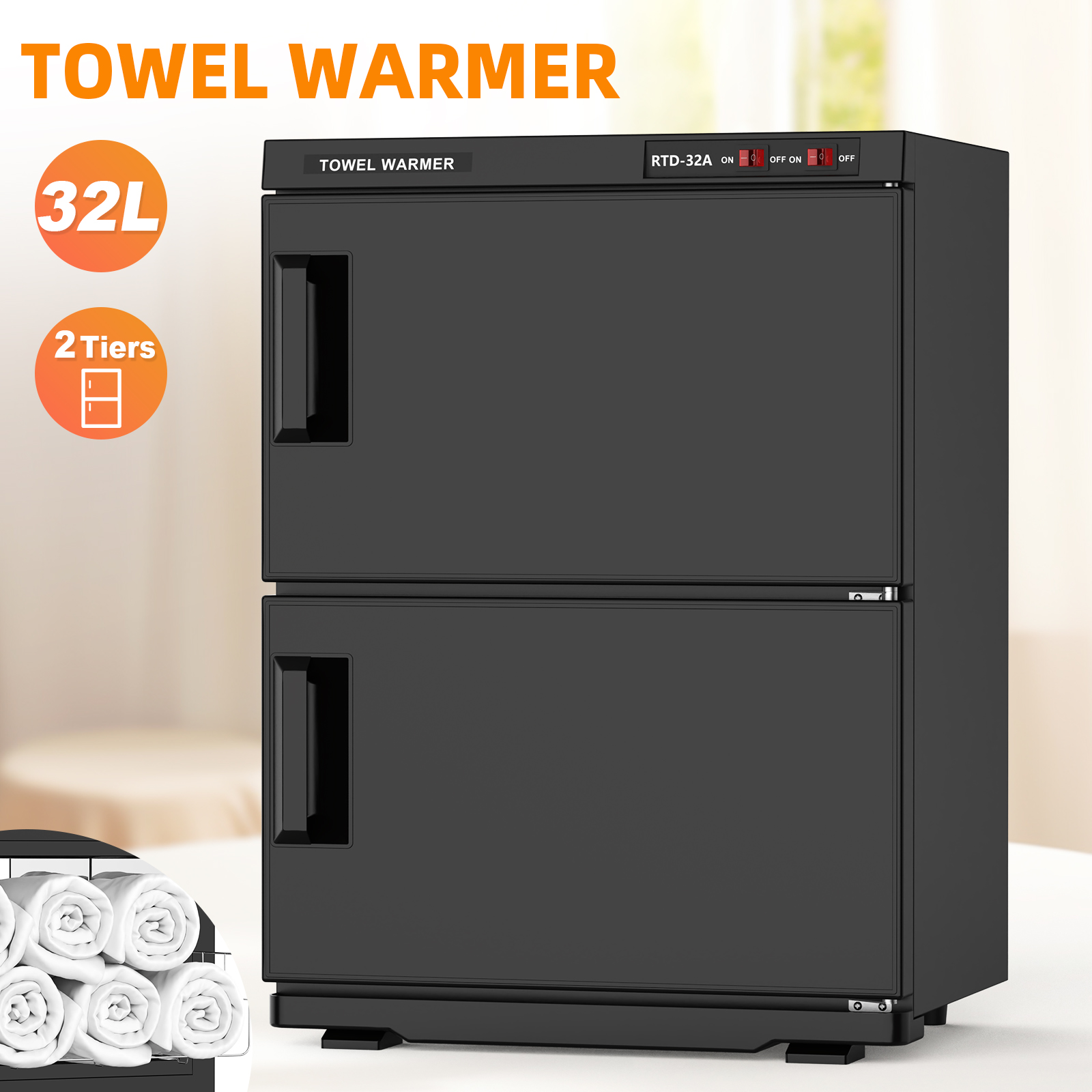 Advwin Electric Warmer Towel Cabinet 32L