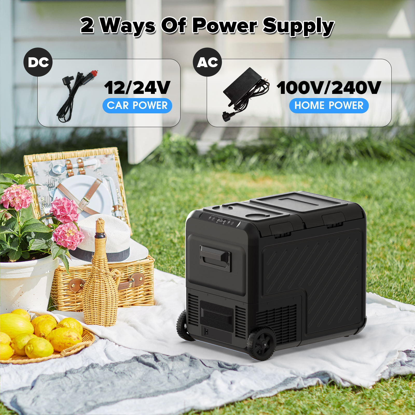 Advwin 45L Portable Car Refrigerator