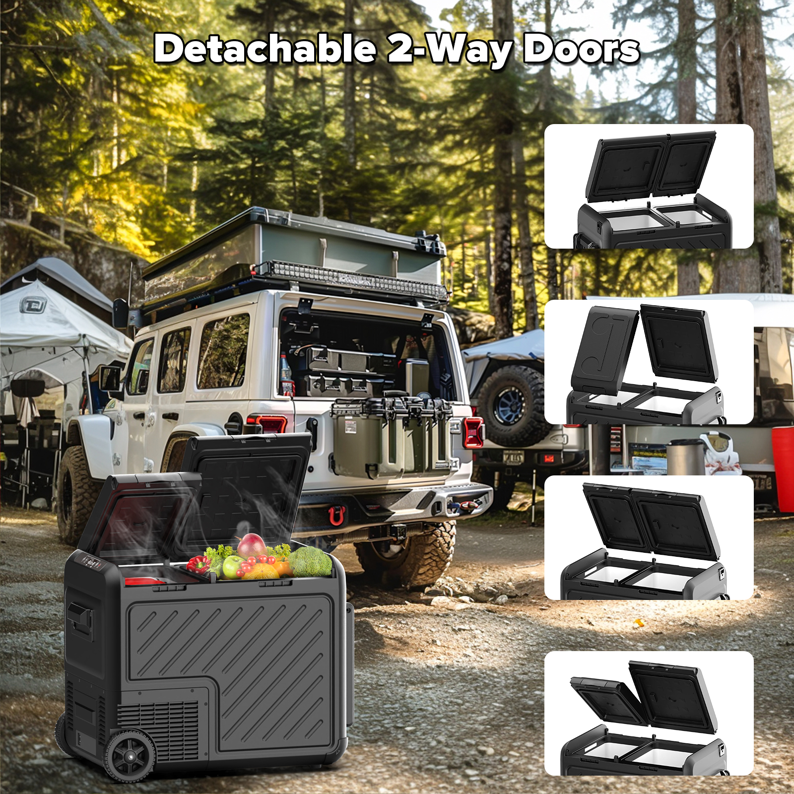 Advwin 45L Portable Car Refrigerator