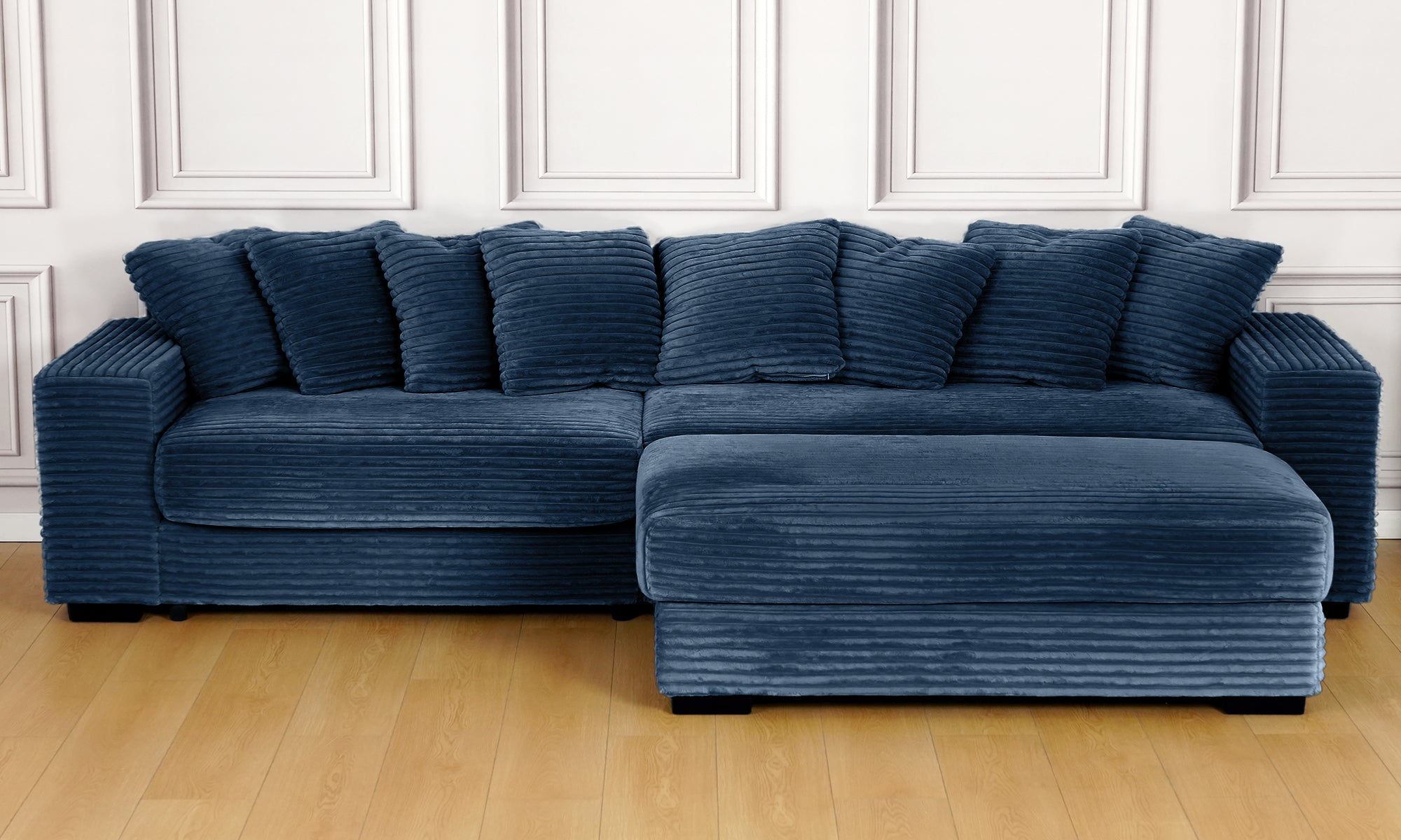 Advwin Oversized L Shaped Sofa With Chaise