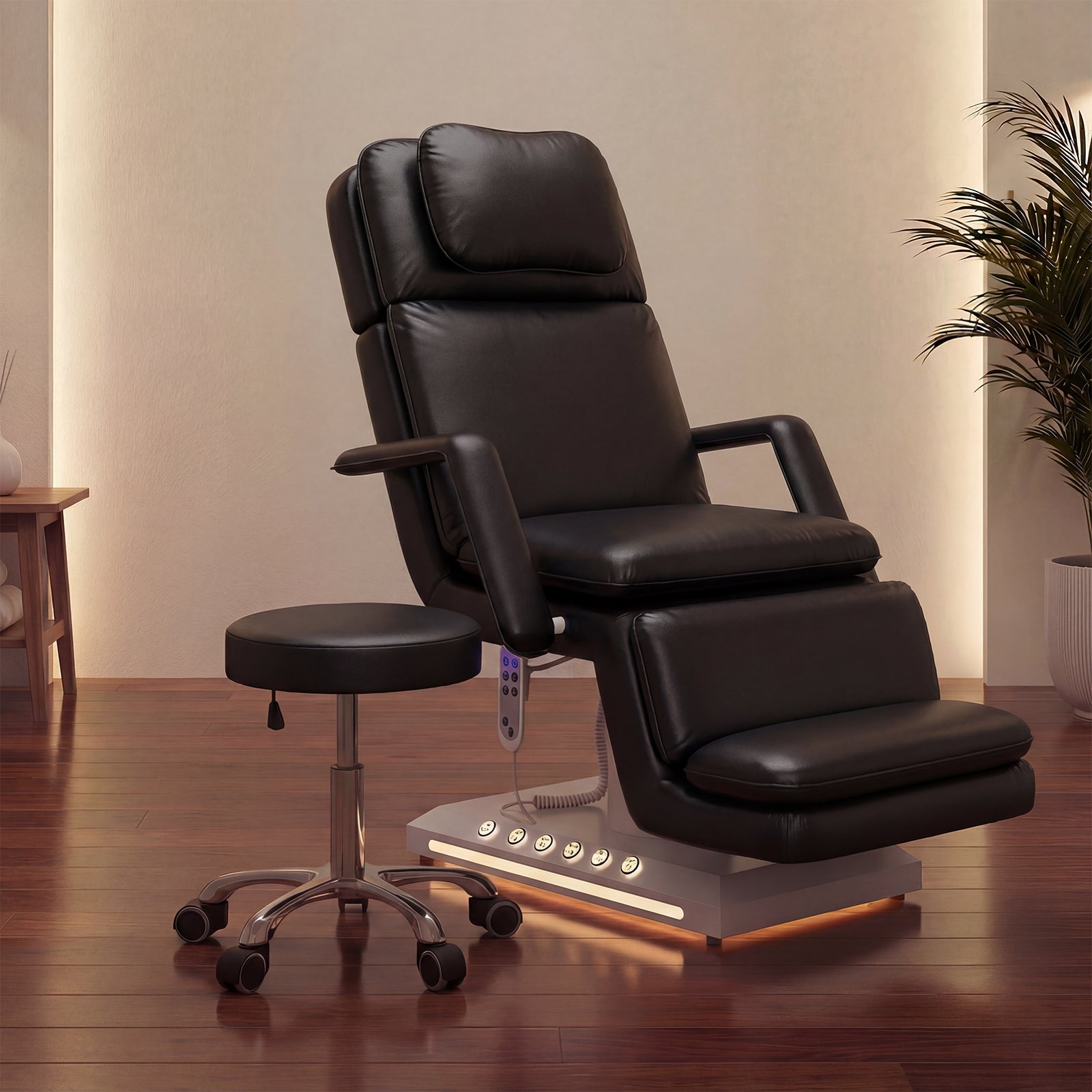 Advwin 3 Motor Electric Massage Table w/Stool