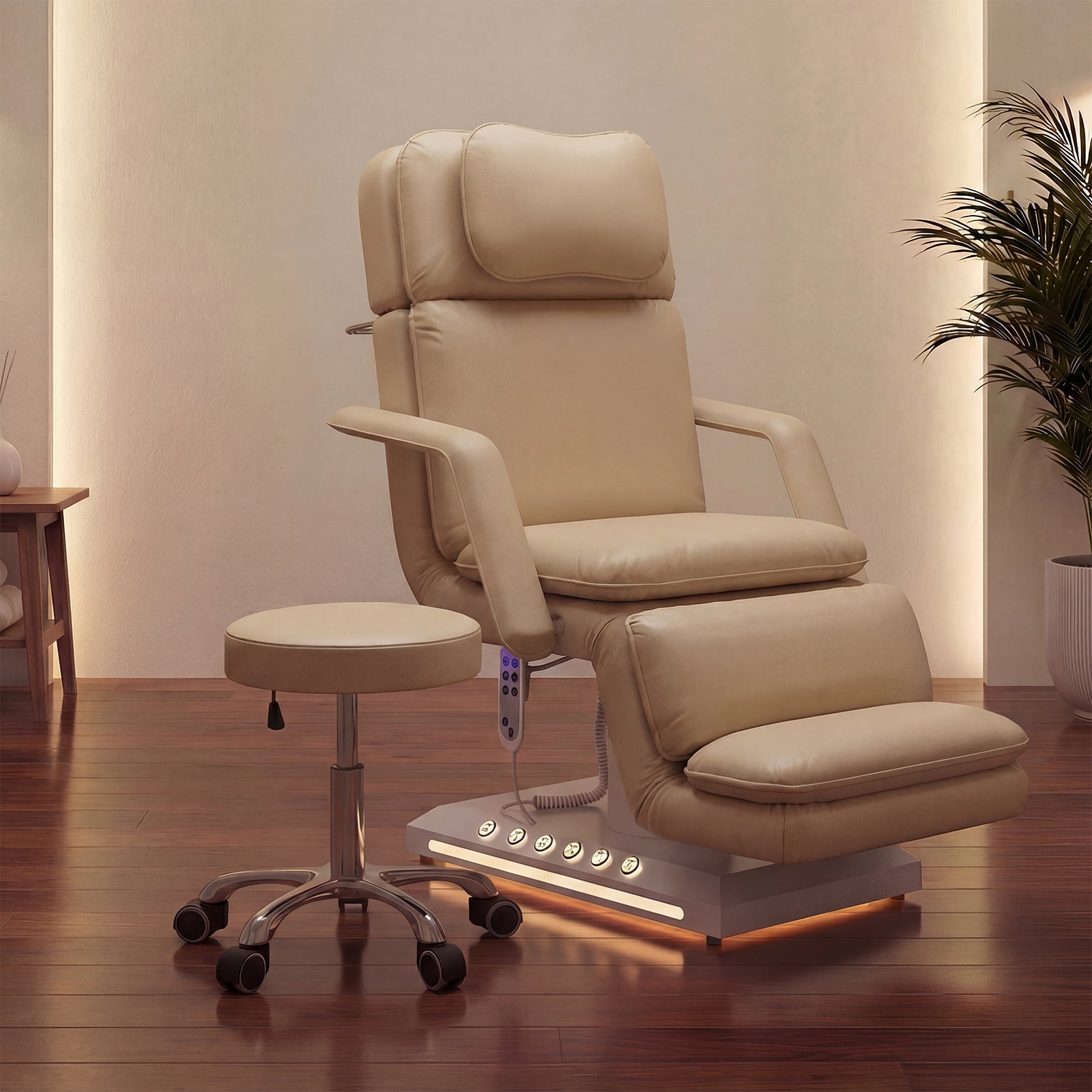 Advwin 3 Motor Electric Massage Table w/Stool