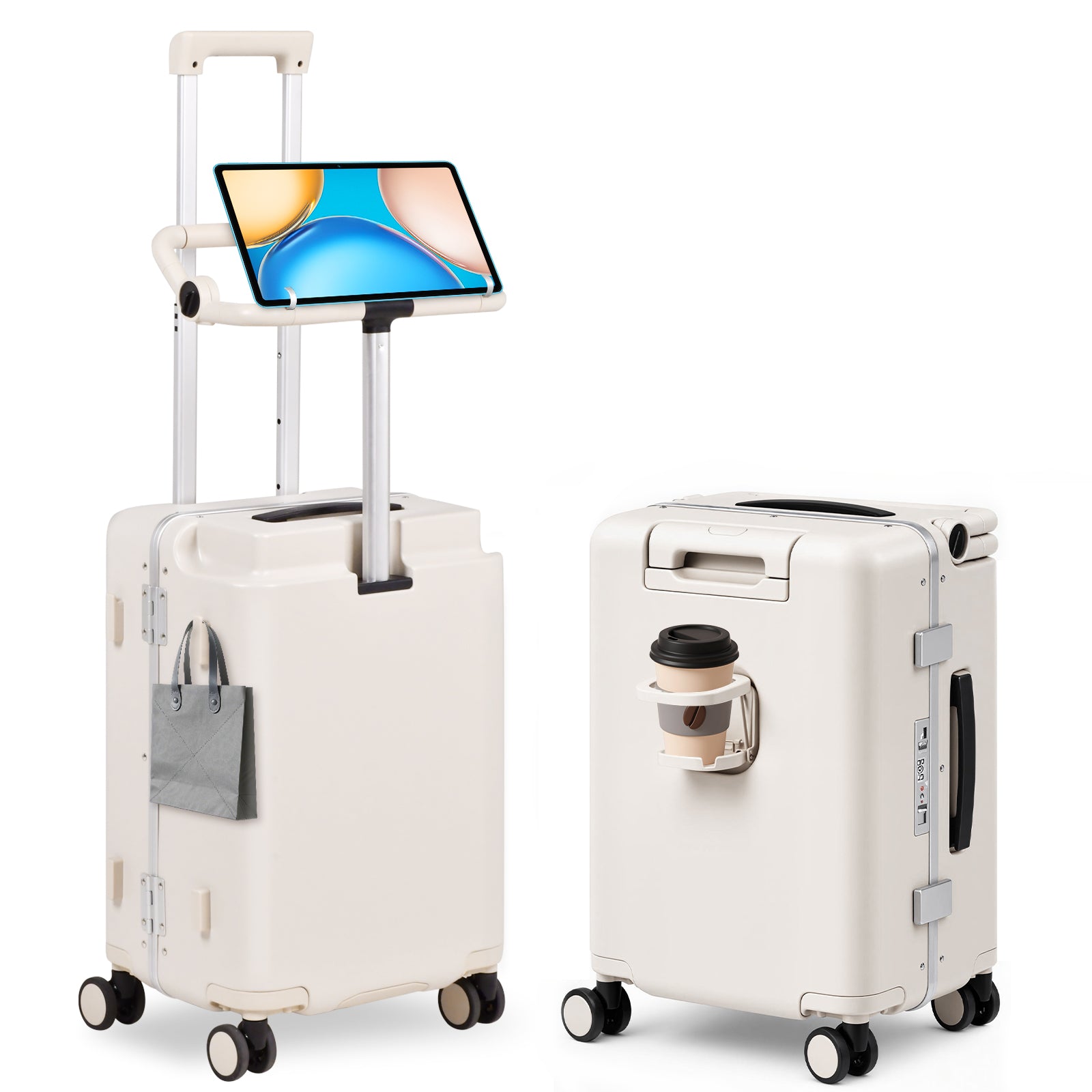 Advwin 20" Ride On Luggage with Adjustable Seat