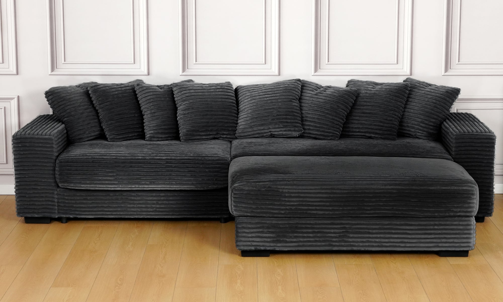 Advwin Oversized L Shaped Sofa With Chaise
