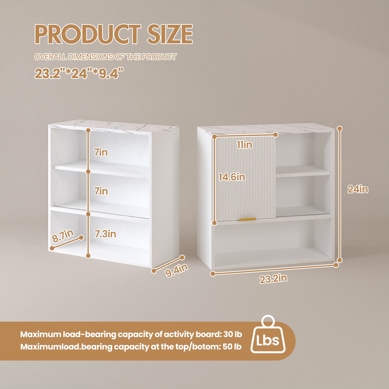 Advwin Wall Mounted Bathroom Cabinet