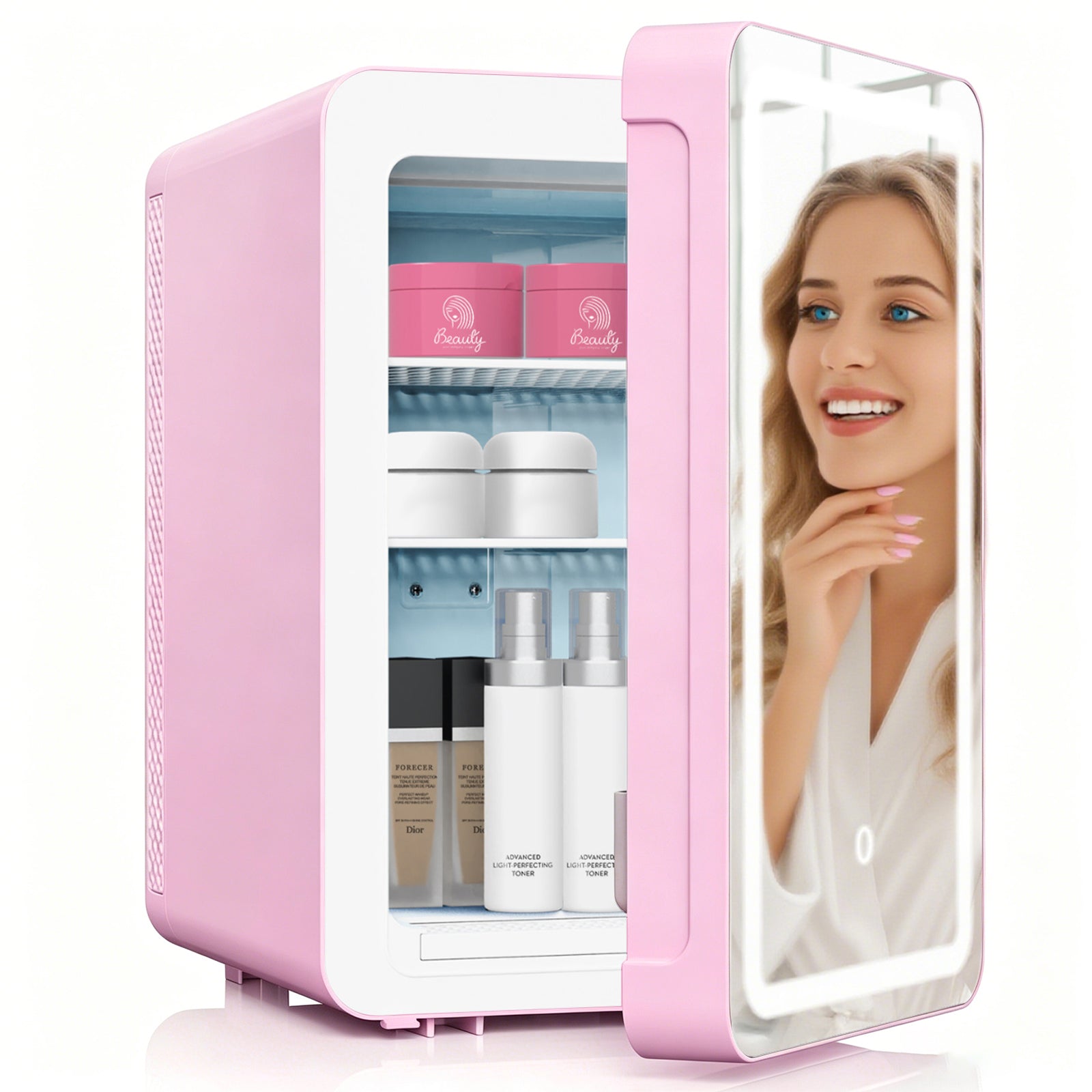 Advwin 20L Skincare Mini Fridge with Mirror