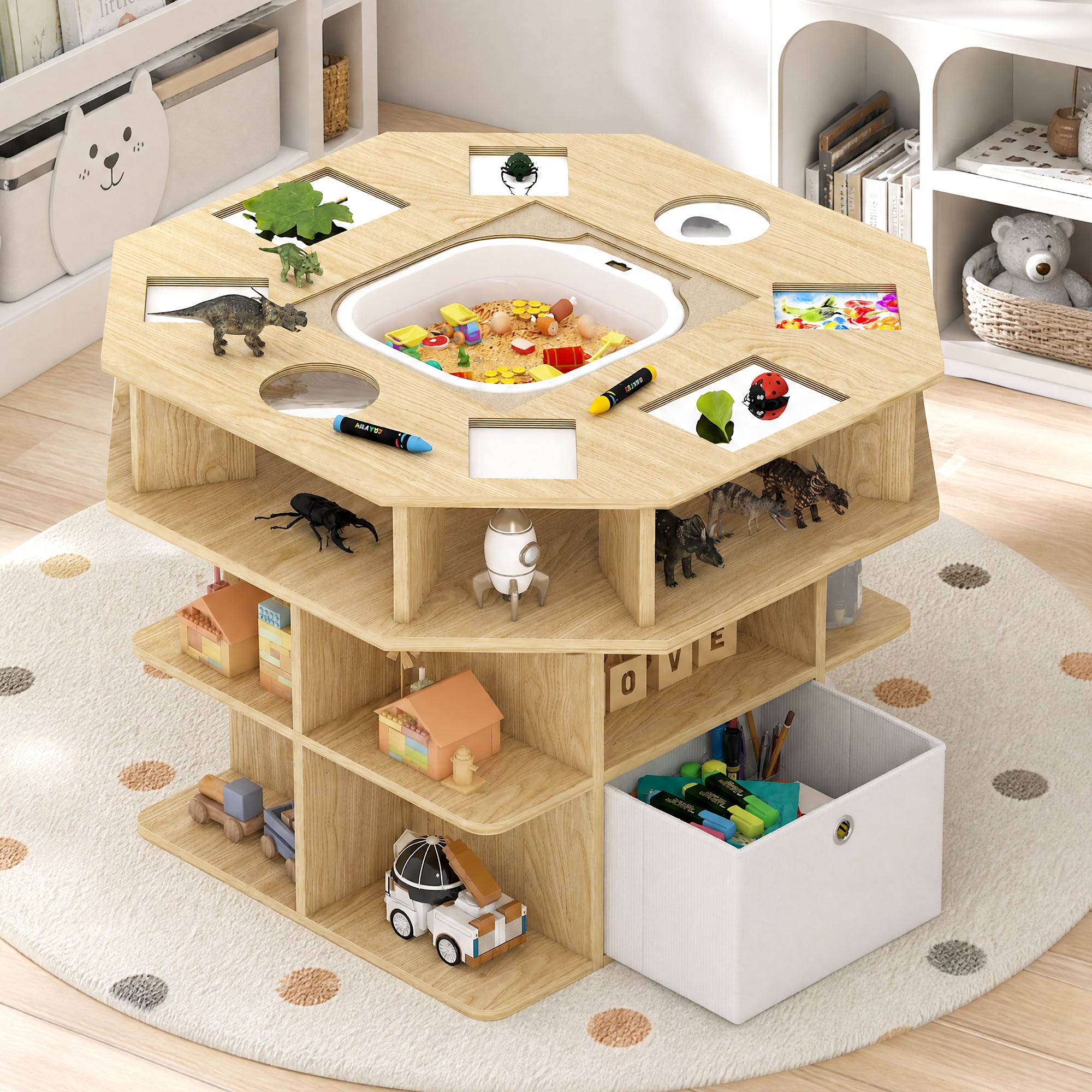 Advwin Kids Science Activity Table