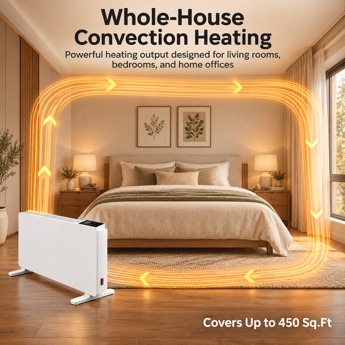 Advwin 1500W Convection Panel Heater
