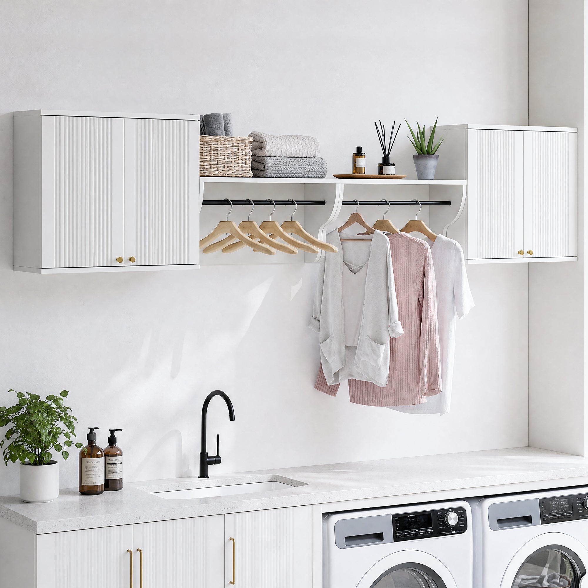 Advwin Modern Wall Mounted Storage Cabinets