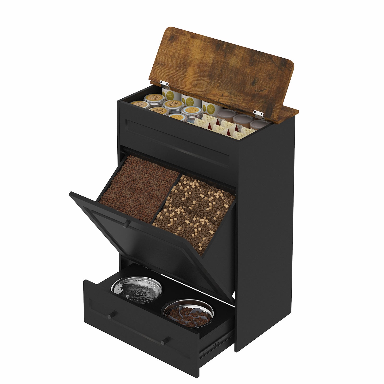 Advwin All-in-One Pet Feeding Cabinet